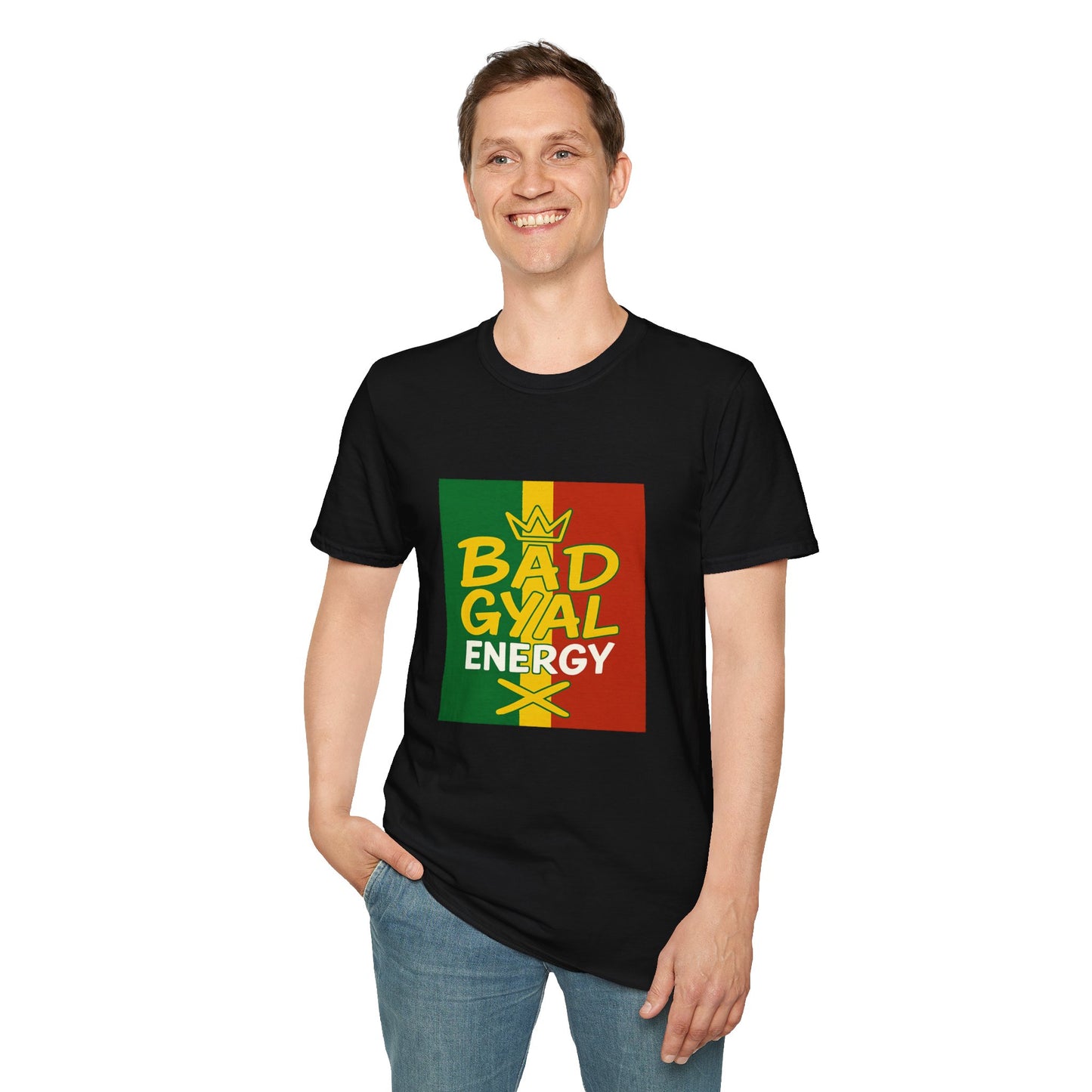 Rasta Vibes T-Shirt | Bad Gyal Energy | Unisex Graphic Tee, Casual Wear, Festival Apparel, Gift for Him/Her, Summer Style