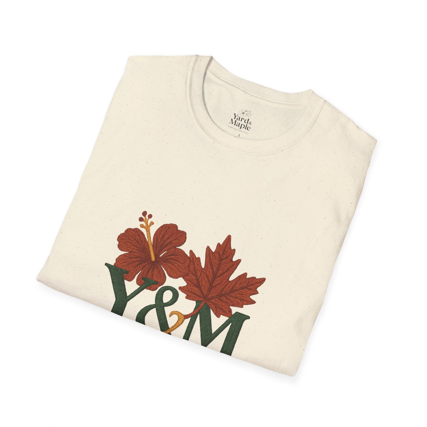 Yard & Maple Floral Unisex T-Shirt, Casual Tee, Nature Lover Gift, Spring Fashion, Graphic Shirt, Eco-Friendly Apparel