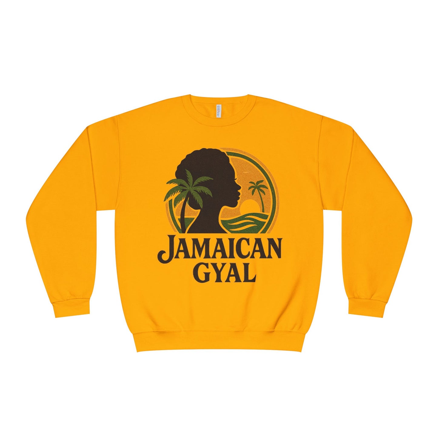 Jamaican Gyal Unisex Sweatshirt, Cozy Crewneck, Gift for Her, Summer Vibes, Casual Fashion Statement