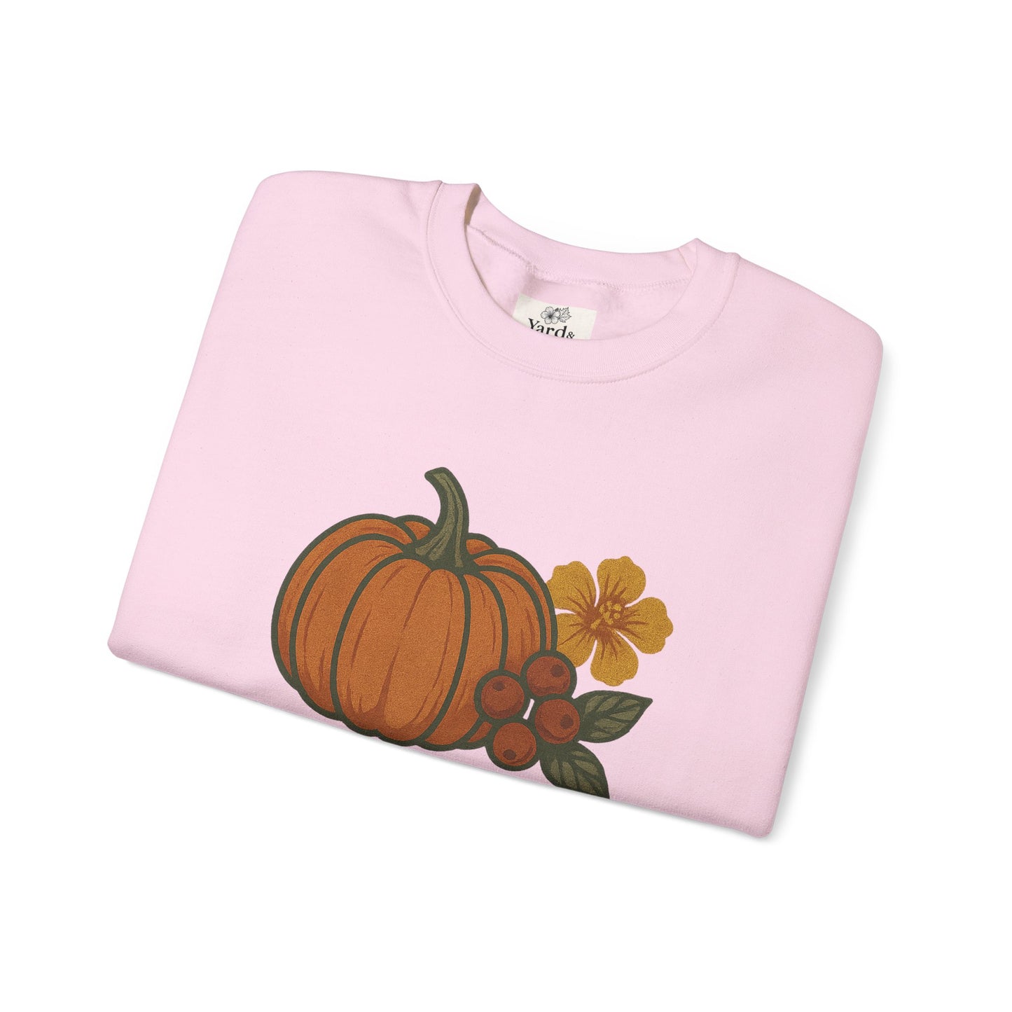 Pumpkin & Pimento Crewneck Sweatshirt, Cozy Fall Sweatshirt, Unisex Autumn Apparel, Thanksgiving Gift, Seasonal Fashion