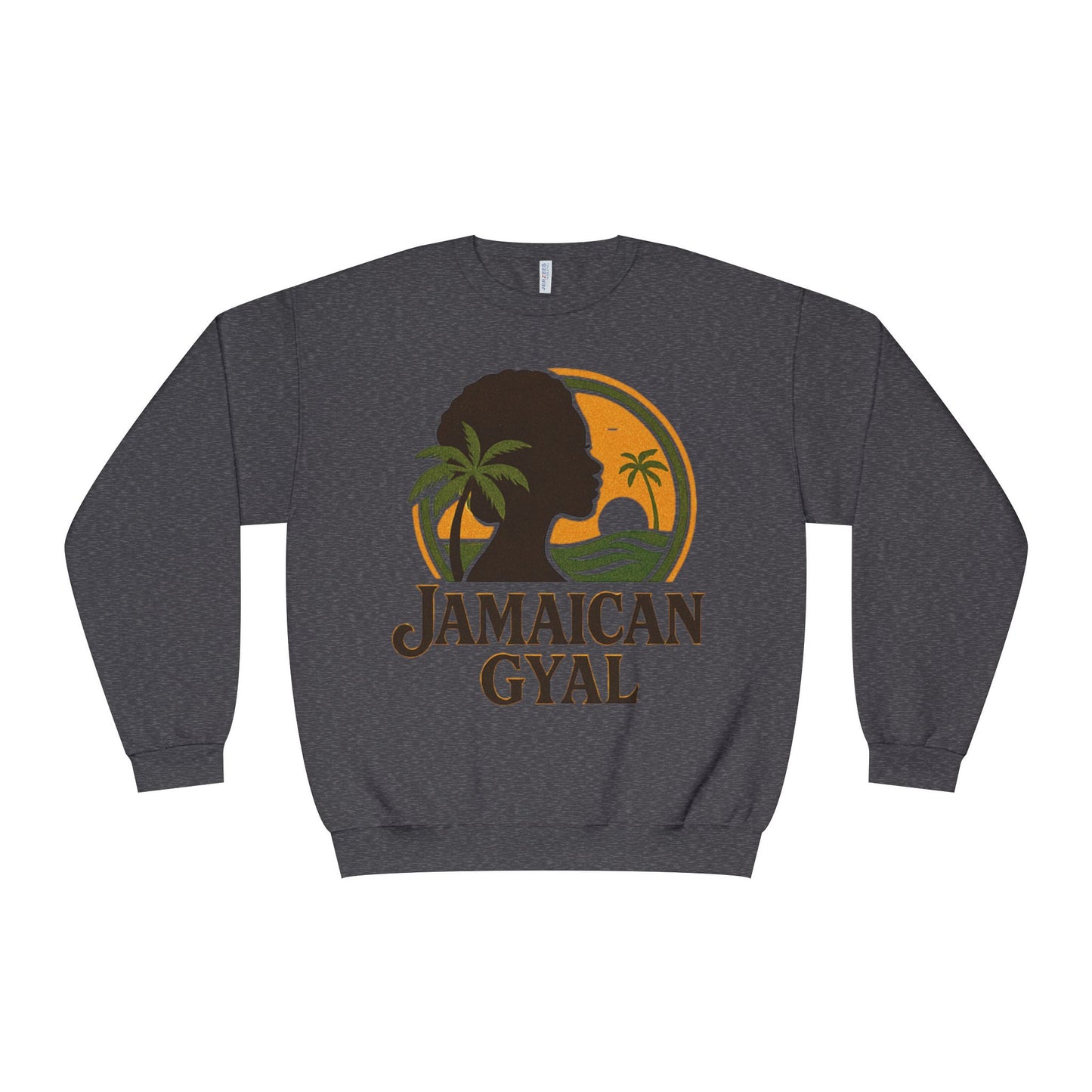 Jamaican Gyal Unisex Sweatshirt, Cozy Crewneck, Gift for Her, Summer Vibes, Casual Fashion Statement