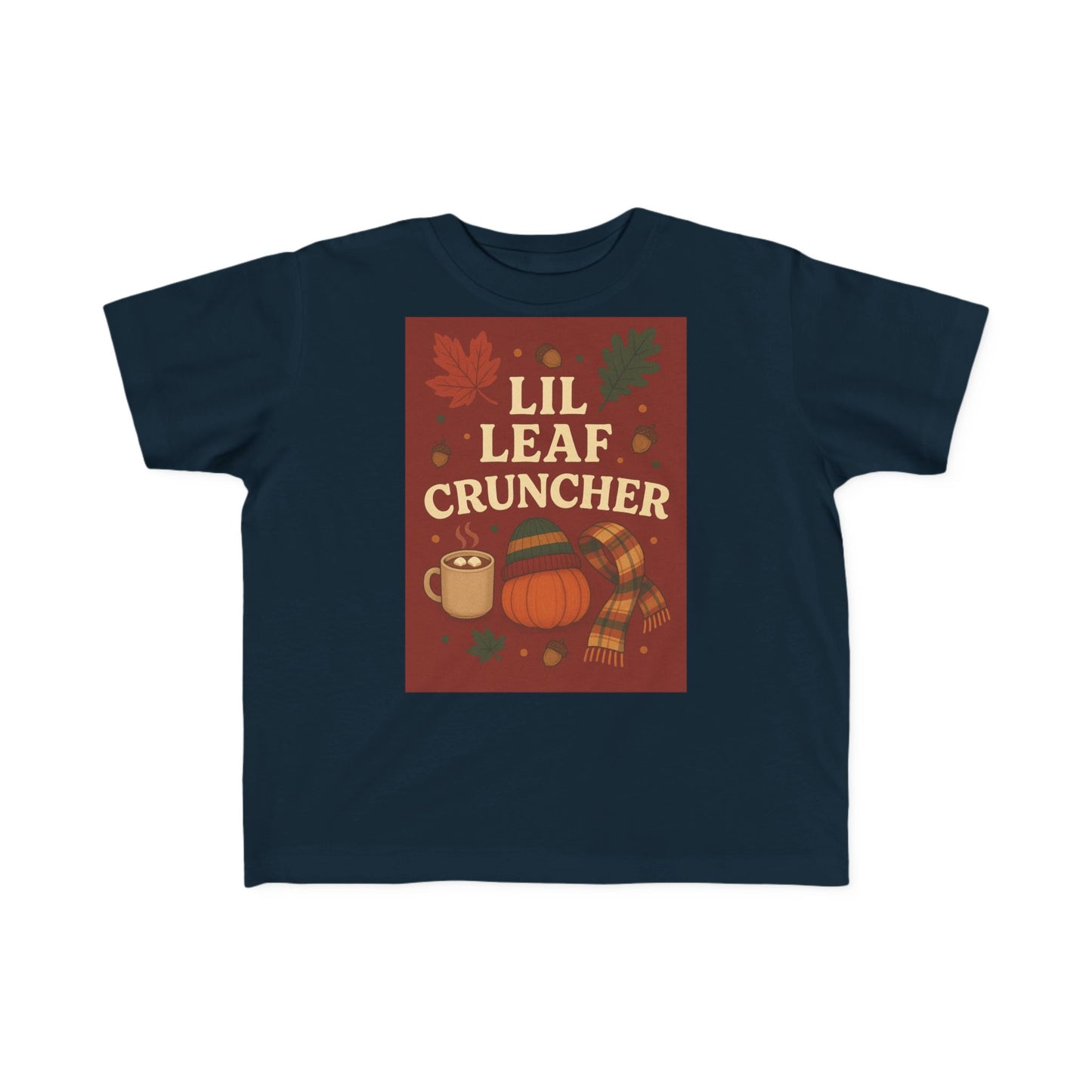 Toddler Fall Tee - Lil Leaf Cruncher Shirt, Autumn Outfit, Thanksgiving Gift, Cute Kids T-Shirt, Seasonal Wear