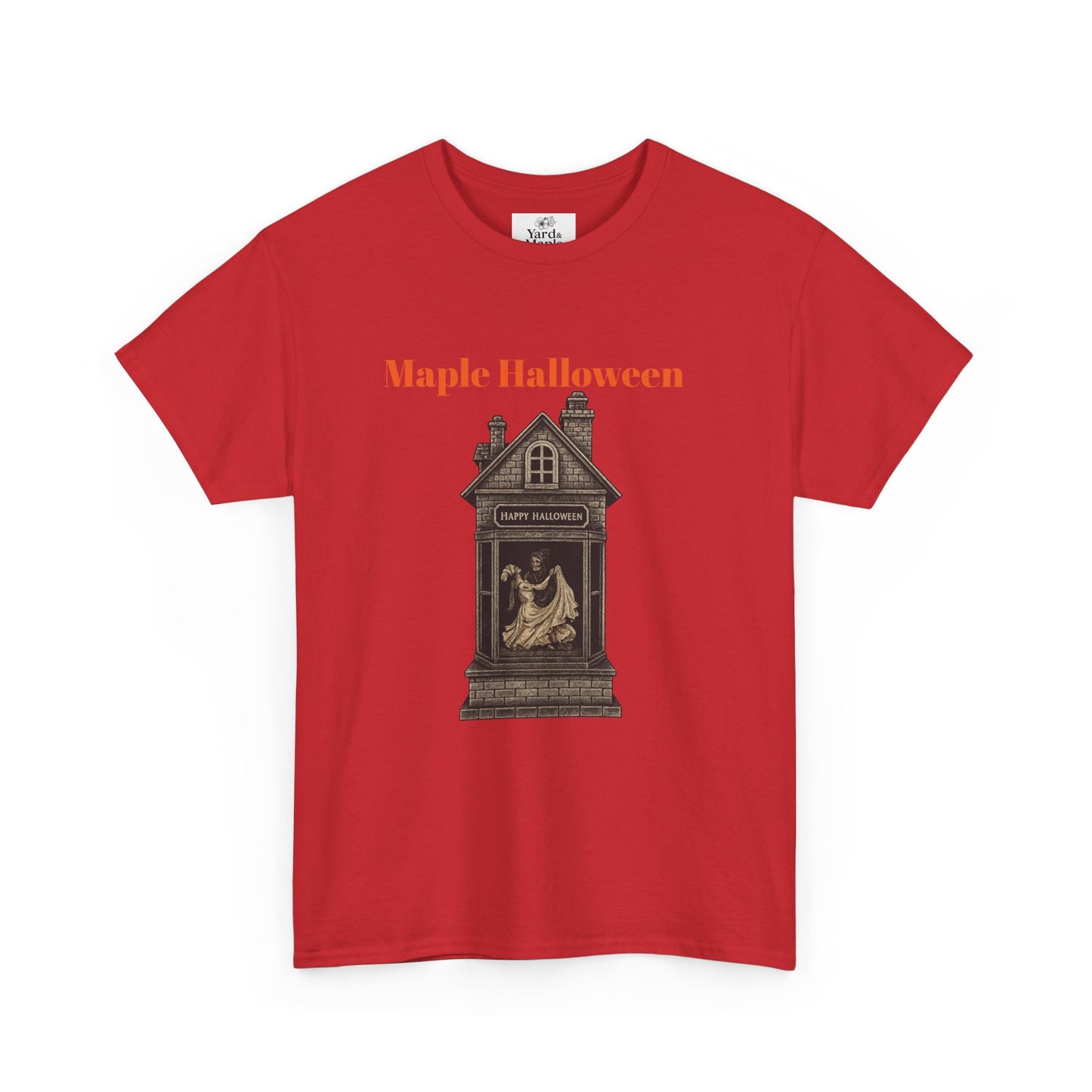 Halloween Graphic Tee, Spooky Season Shirt, Maple Halloween T-Shirt, Unisex Cotton Tee, Fall Fashion Top, Holiday Gift