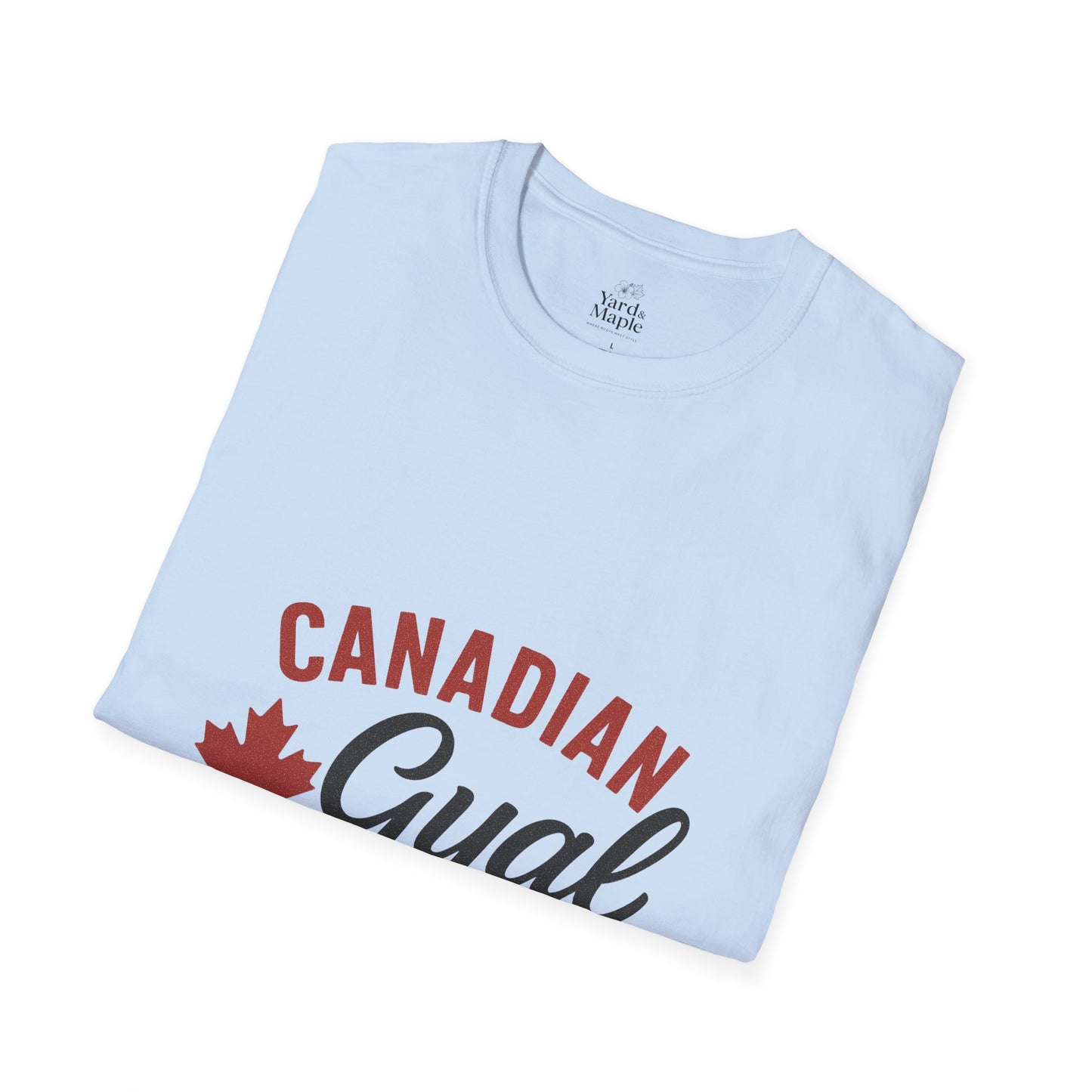 Canada Pride T-Shirt, Canadian Gyal Graphic Tee, Unisex T-Shirt for Her, Canada Day Gift, Maple Leaf Apparel