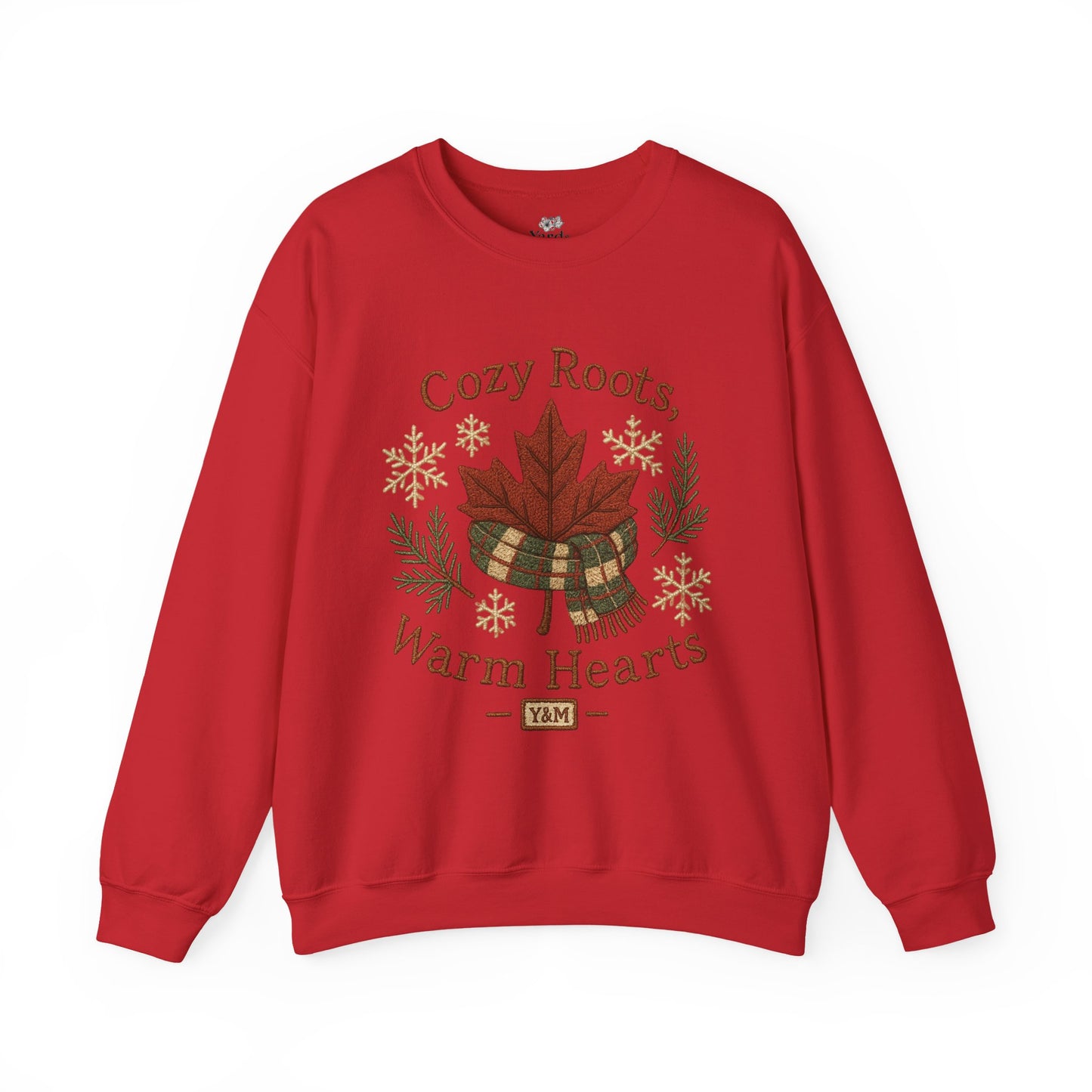 Cozy Roots Crewneck Sweatshirt: Warm Hearts Gift, Fall Fashion, Winter Apparel, Unisex Sweatshirt, Holiday Sweater