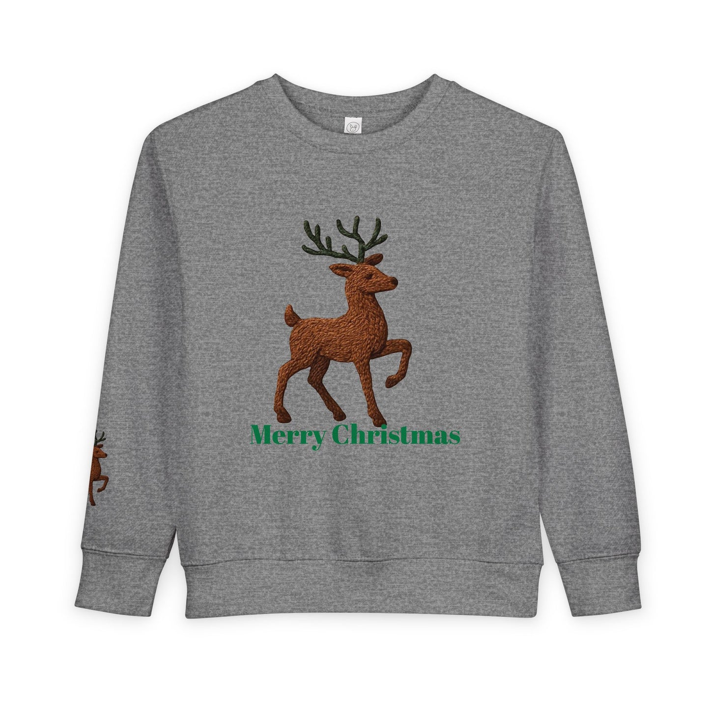 Merry Christmas Toddler Sweatshirt, Holiday Kids Clothing, Cute Reindeer Pullovers, Christmas Gift for Toddlers, Winter Wear