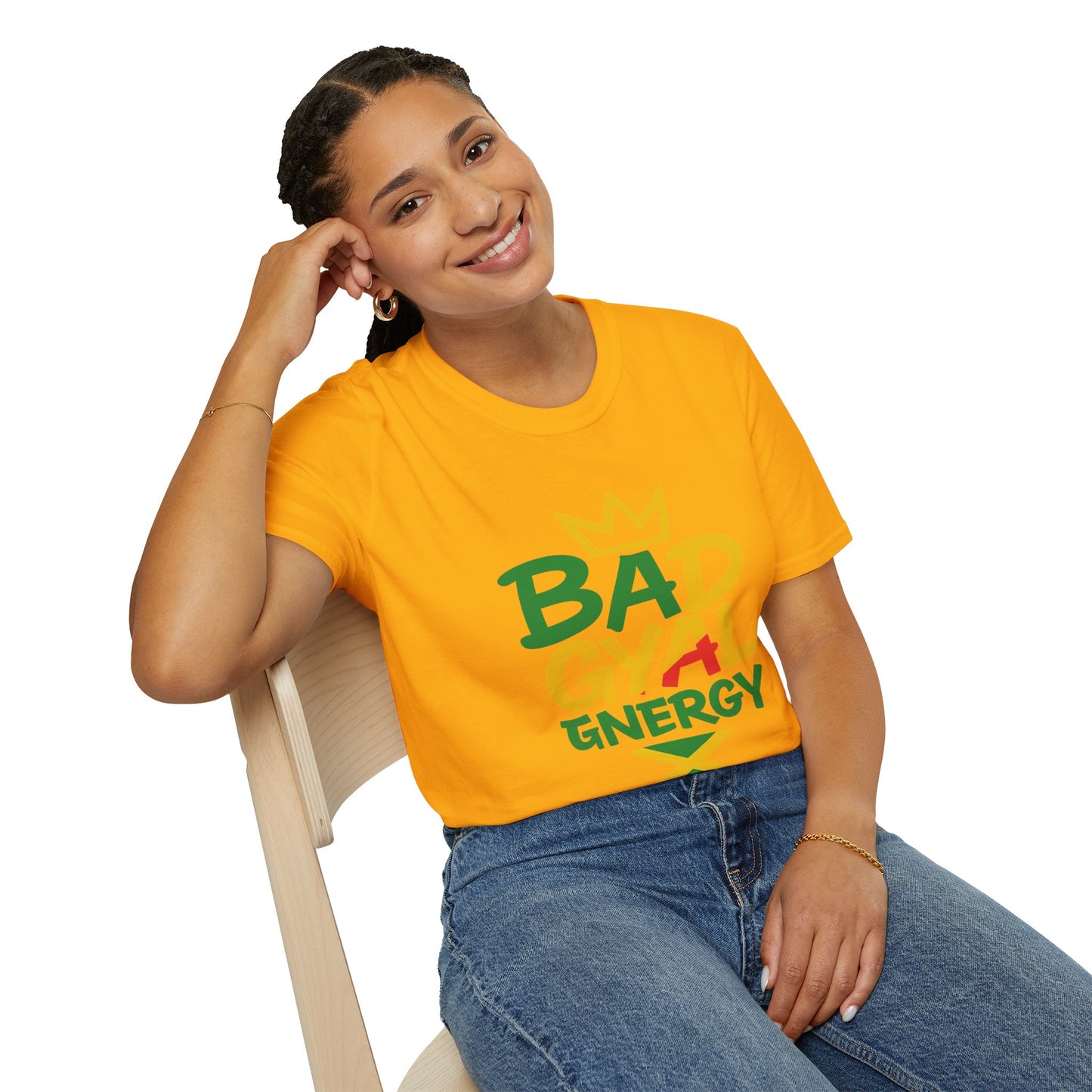 Unisex Softstyle T-Shirt with 'BADGYAL' Design, Casual Wear, Gift for Music Lovers, Summer Vibes, Festival Fashion