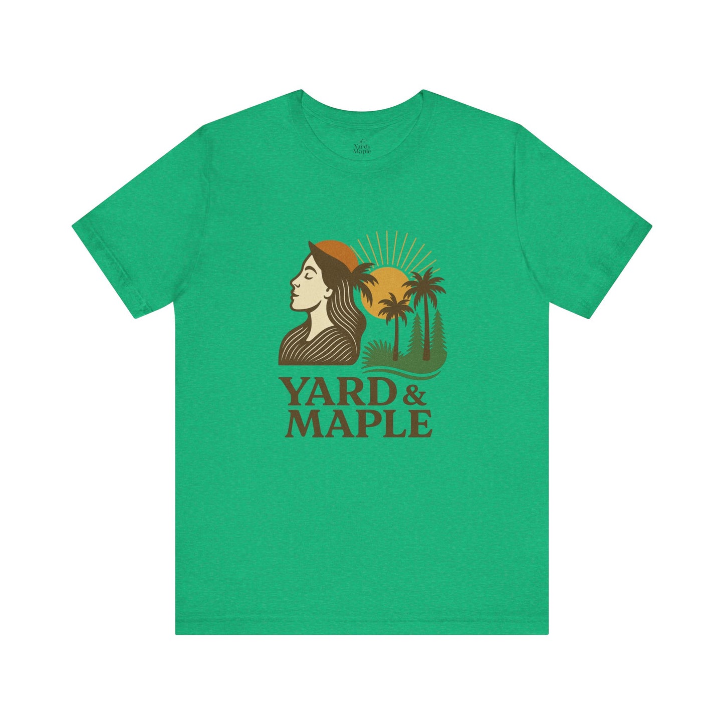 Yard & Maple Graphic Tee, Nature Inspired Unisex Shirt, Outdoor Lover Gift, Summer Vibes, Casual Wear, Vacation Essentials