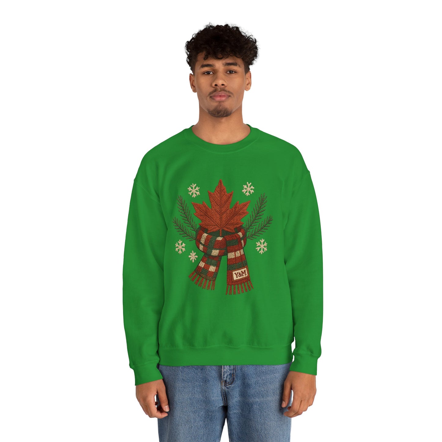 Cozy Holiday Sweatshirt, Festive Crewneck, Christmas Gift, Winter Apparel, Casual Wear, Unisex Winter Sweatshirt