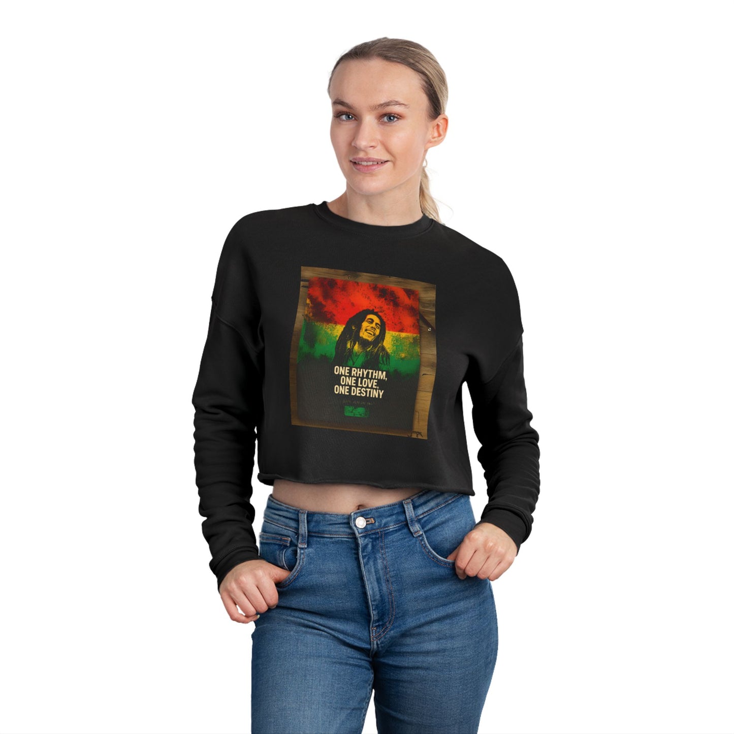 Chic Women's Cropped Sweatshirt, Trendy Fall Fashion, Cozy Layering Top, Perfect for Casual Outings, Gift for Her