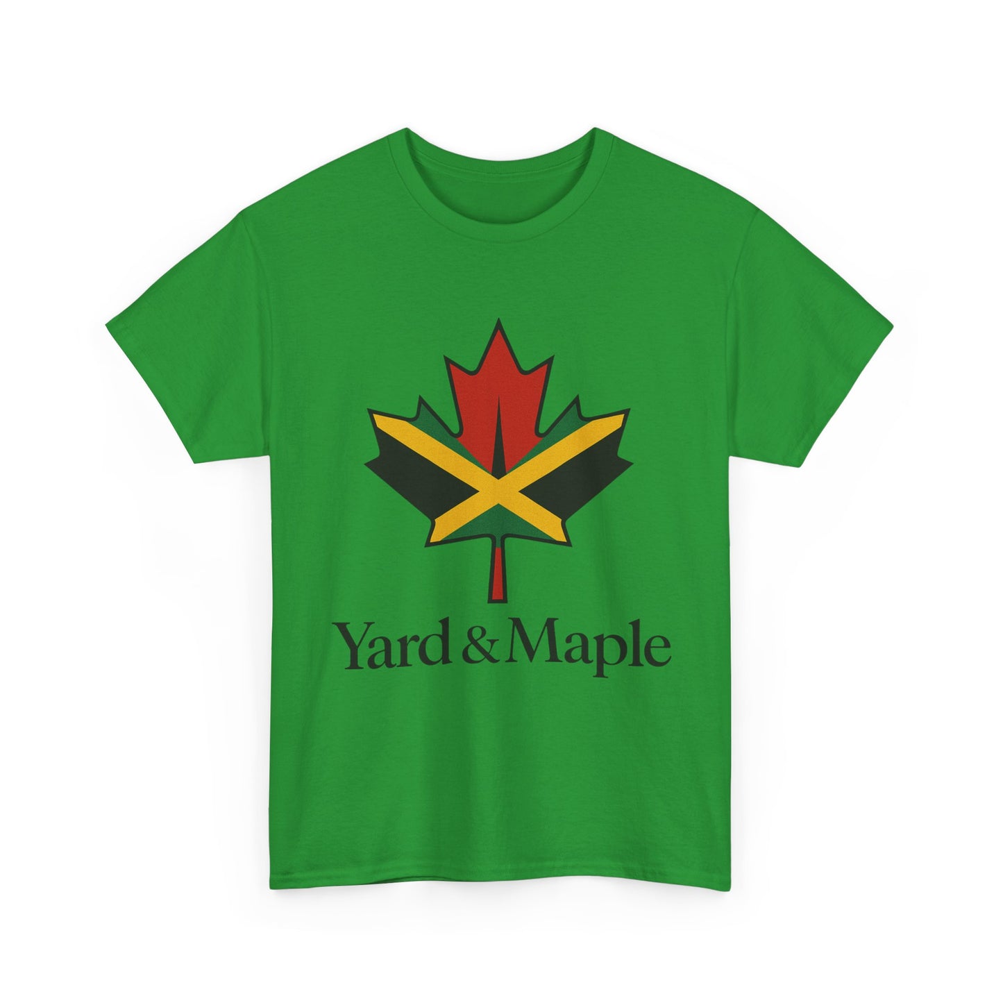 Yard & Maple Unisex Heavy Cotton Tee | Jamaican Pride, Canada Love, Streetwear, Gift for Him/Her, Summer Vibes