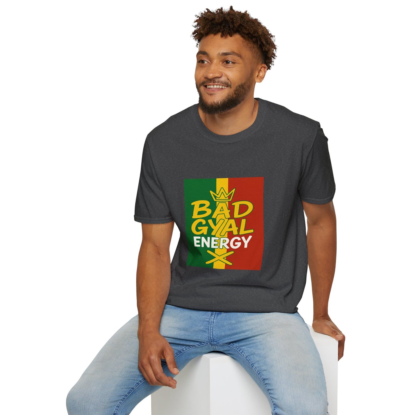 Rasta Vibes T-Shirt | Bad Gyal Energy | Unisex Graphic Tee, Casual Wear, Festival Apparel, Gift for Him/Her, Summer Style