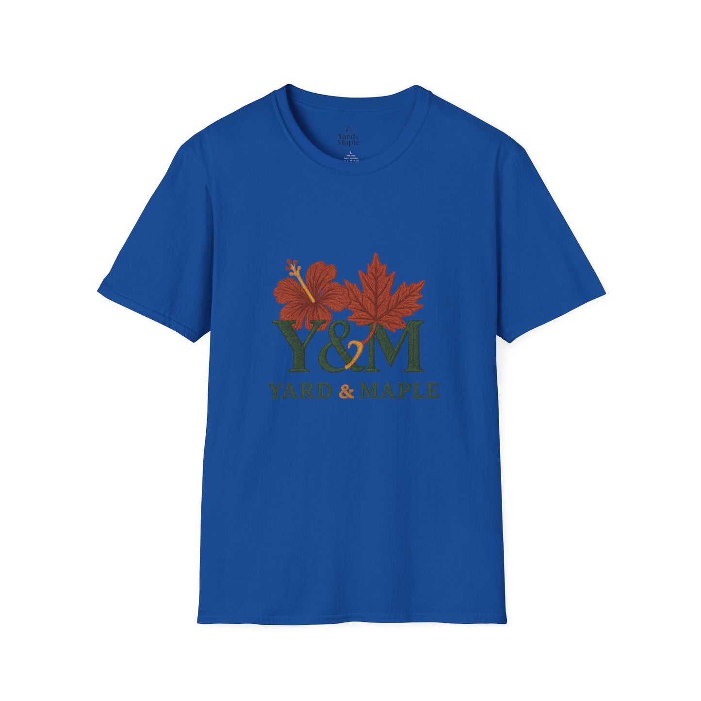 Yard & Maple Floral Unisex T-Shirt, Casual Tee, Nature Lover Gift, Spring Fashion, Graphic Shirt, Eco-Friendly Apparel