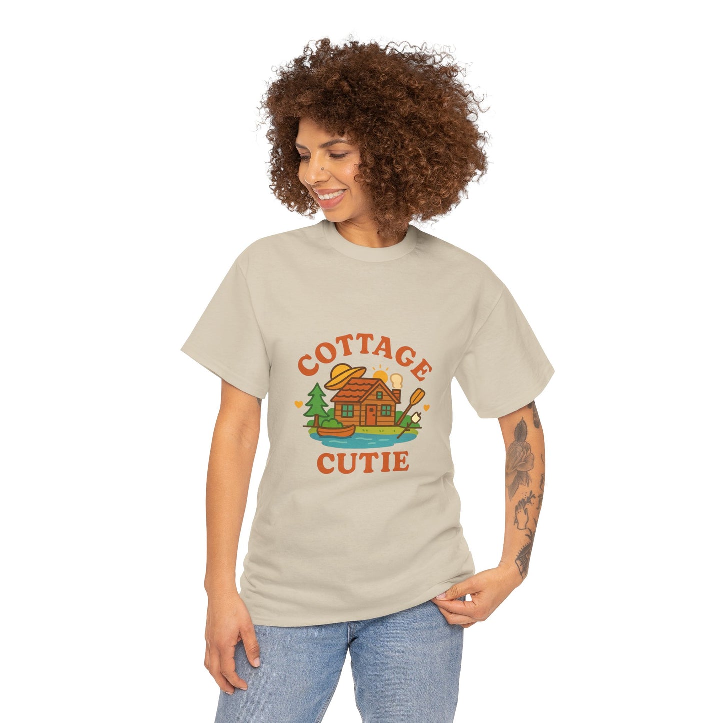 Cottage Cutie Tee, Cozy T-Shirt for Nature Lovers, Perfect Gift for Cottagers, Summer Parties, Casual Wear