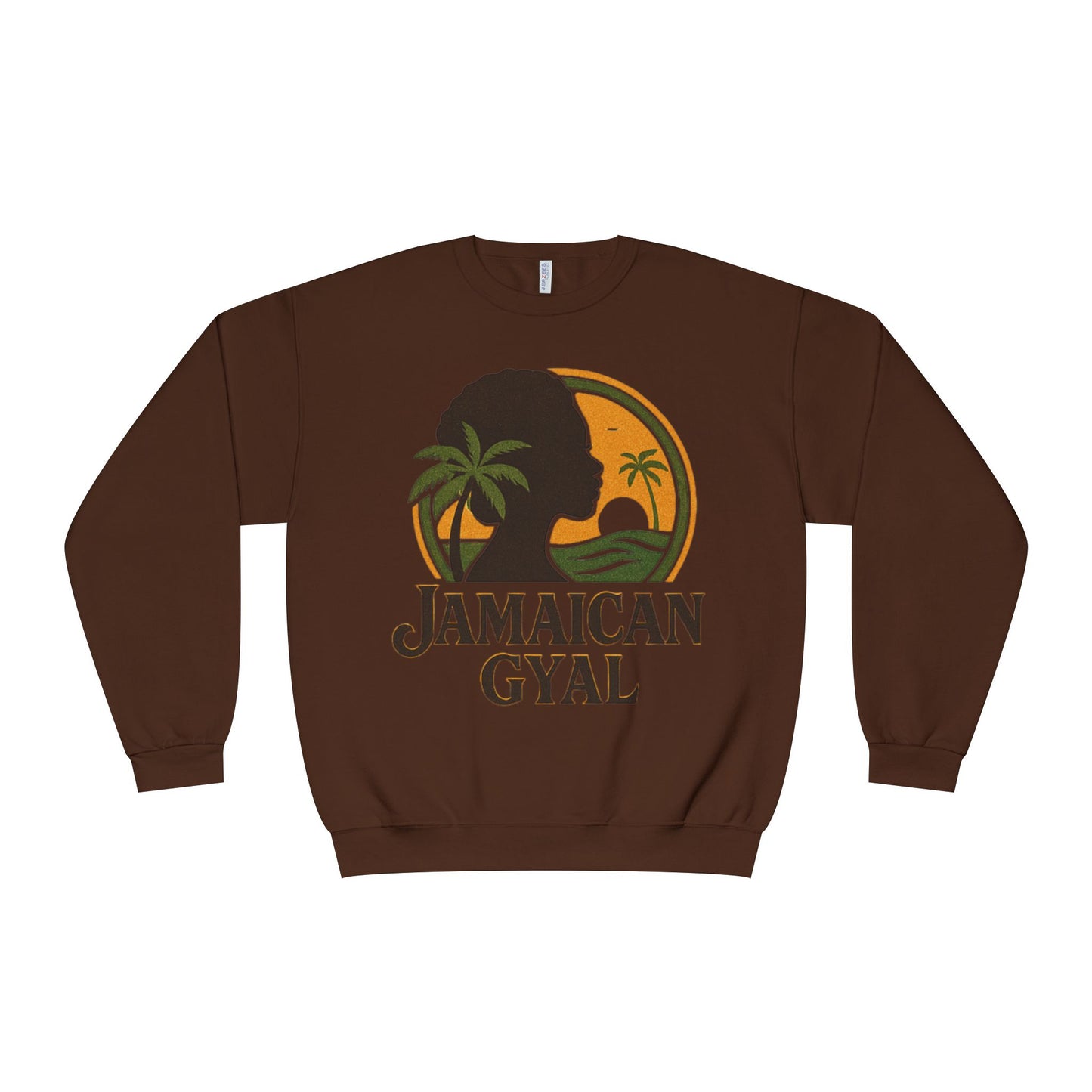 Jamaican Gyal Unisex Sweatshirt, Cozy Crewneck, Gift for Her, Summer Vibes, Casual Fashion Statement