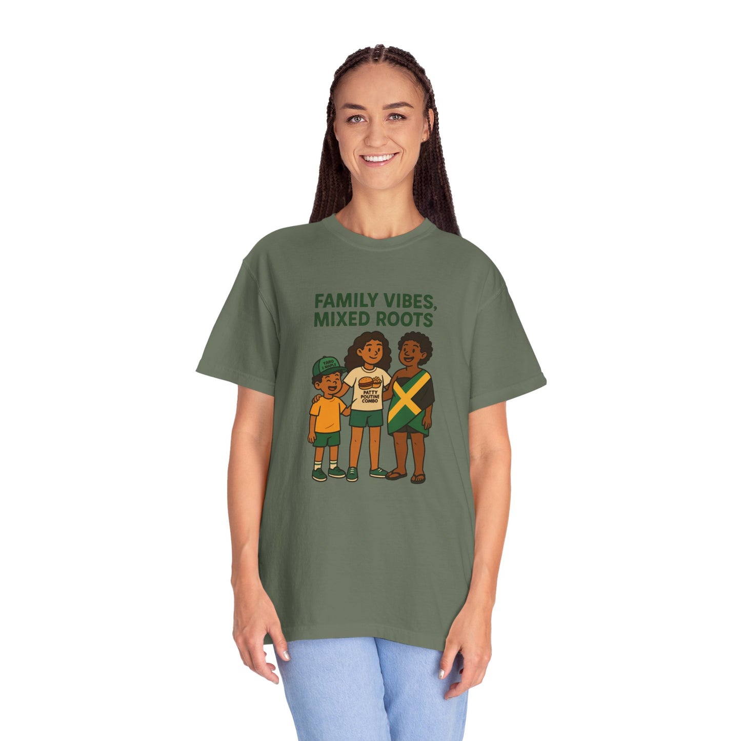 Family Vibes T-Shirt, Unisex Clothing, Mixed Roots Shirt, Family Reunion Outfit, Cultural Celebration Apparel, Summer Casual Wear