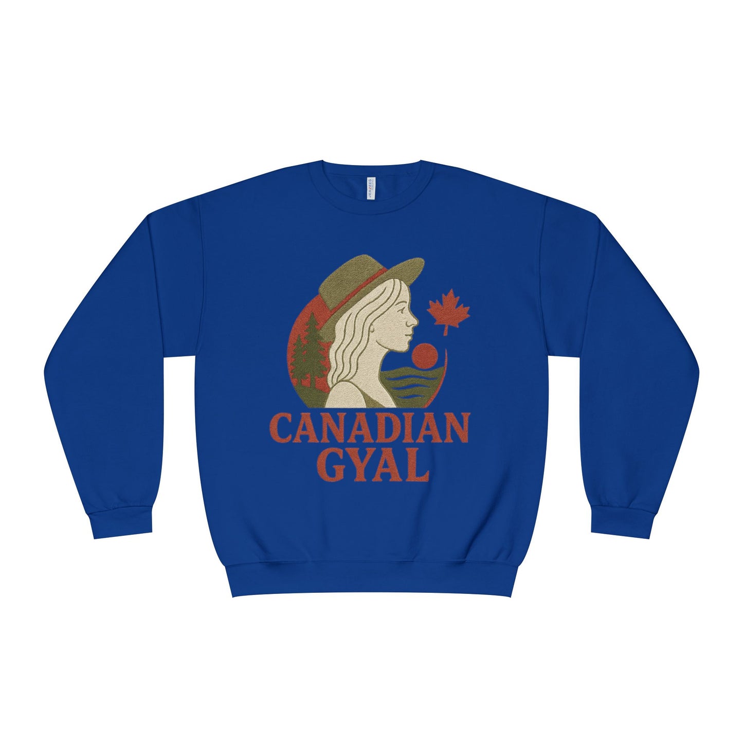 Canadian Gyal Sweatshirt, Cozy Crewneck for Fall, Perfect Gift for Canadians, Great for Thanksgiving, Casual Wear