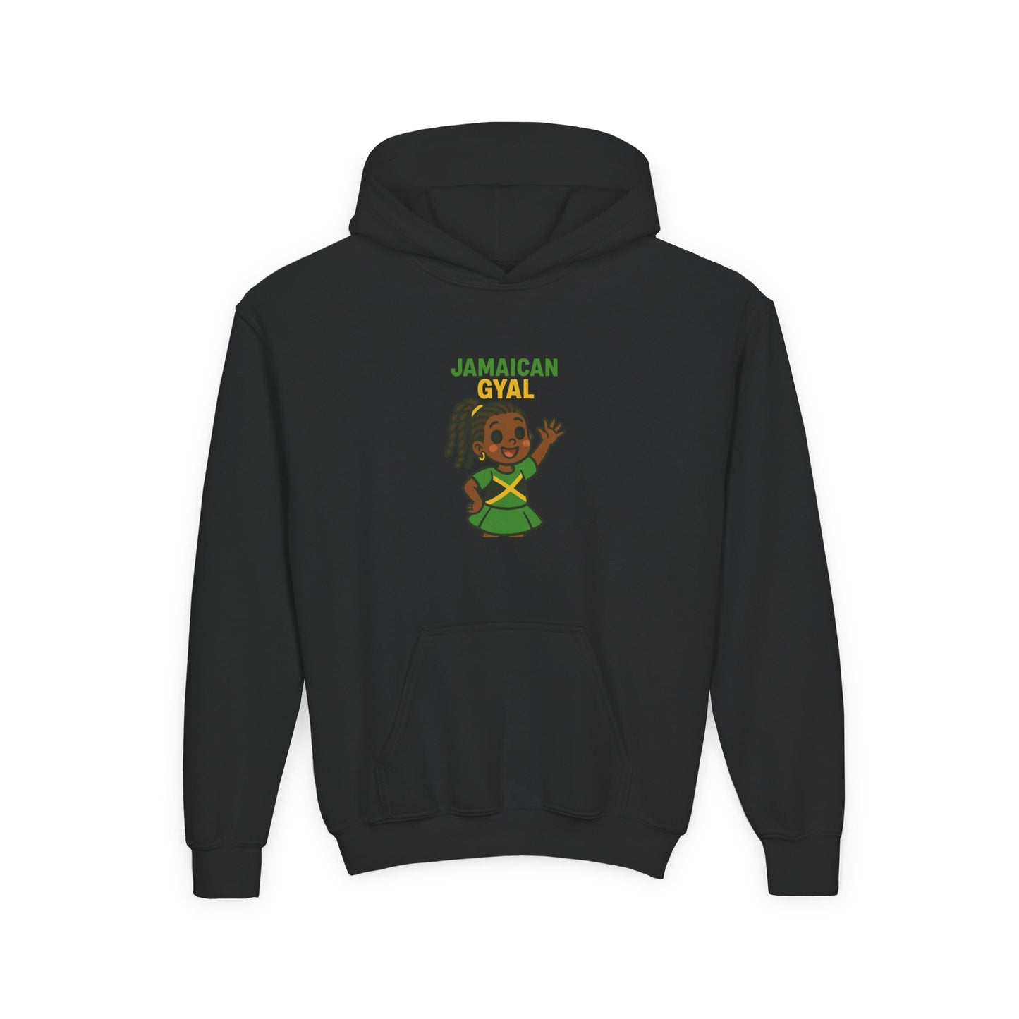 Jamaican Gyal Youth Hoodie, Comfortable Sweatshirt for Kids, Perfect Gift for Birthdays, Holidays, Dance Events, and Celebrations