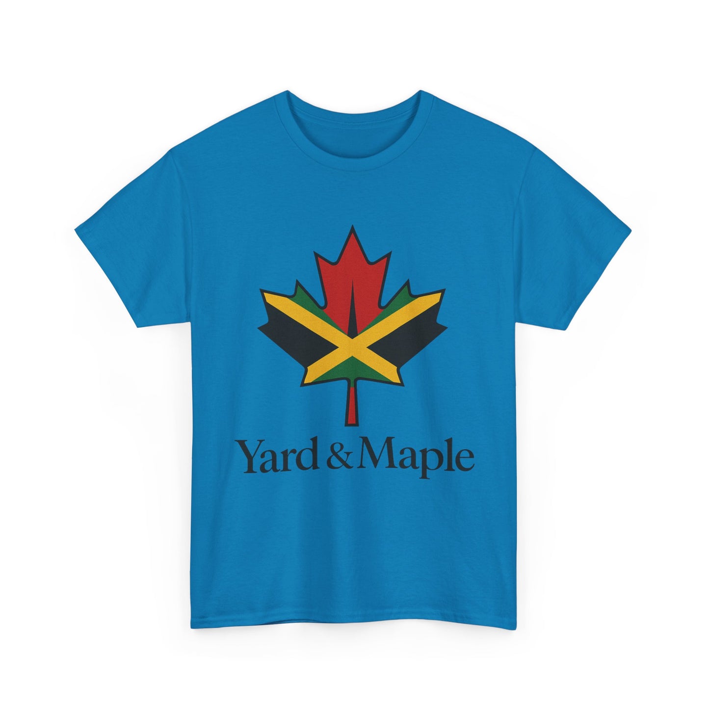 Yard & Maple Unisex Heavy Cotton Tee | Jamaican Pride, Canada Love, Streetwear, Gift for Him/Her, Summer Vibes
