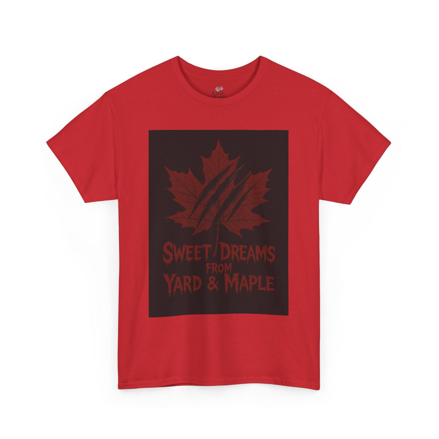 Cozy Graphic Tee with Maple Leaf Design, Casual Streetwear, Gift for Nature Lovers, Sweet Dreams Shirt, Unisex Cotton Top