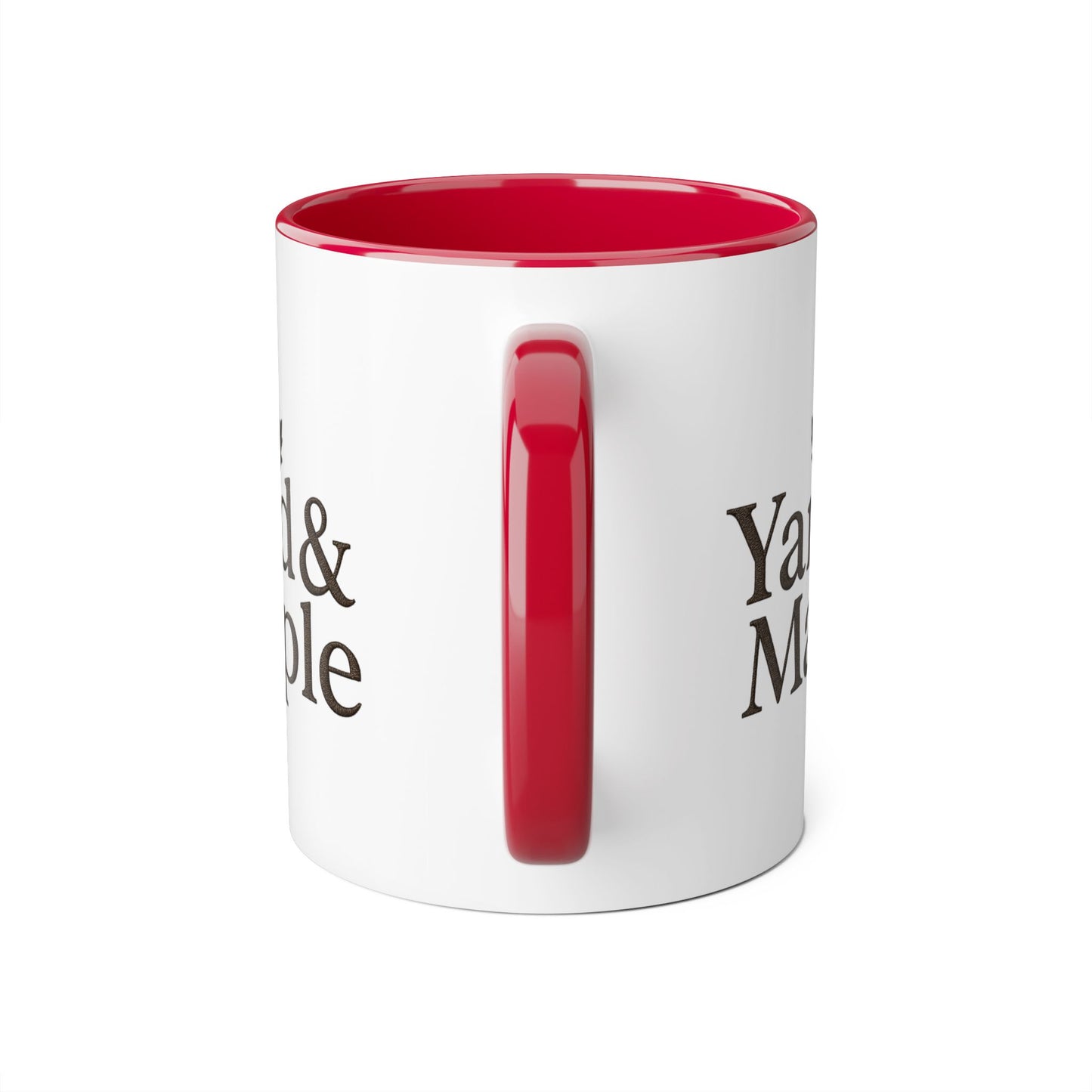 Yard & Maple Accent Mug - Cozy Coffee Cup, Perfect for Home/Office, Great Gift for Coffee Lovers, Autumn Decor, Unique Beverage Mug
