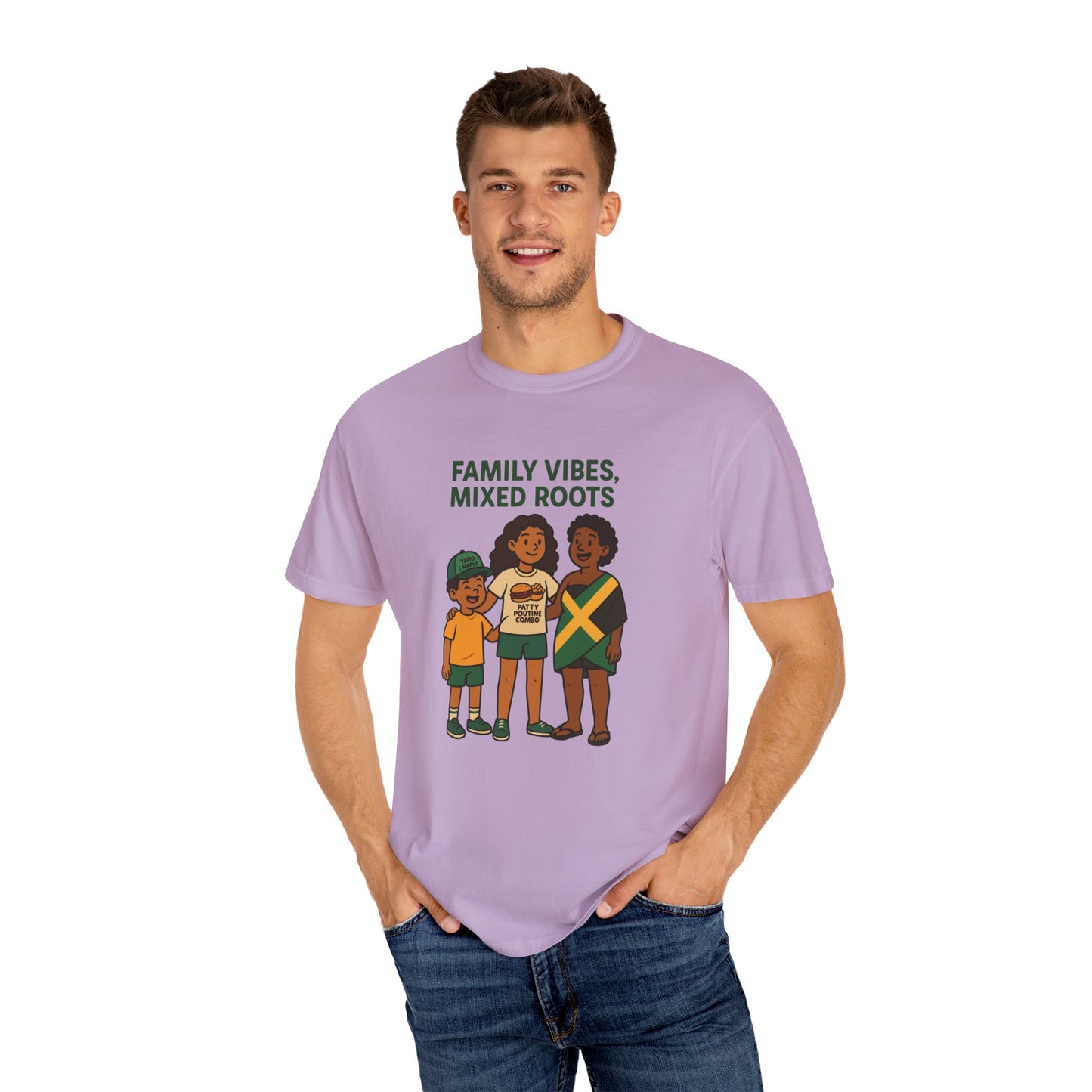 Family Vibes T-Shirt, Unisex Clothing, Mixed Roots Shirt, Family Reunion Outfit, Cultural Celebration Apparel, Summer Casual Wear