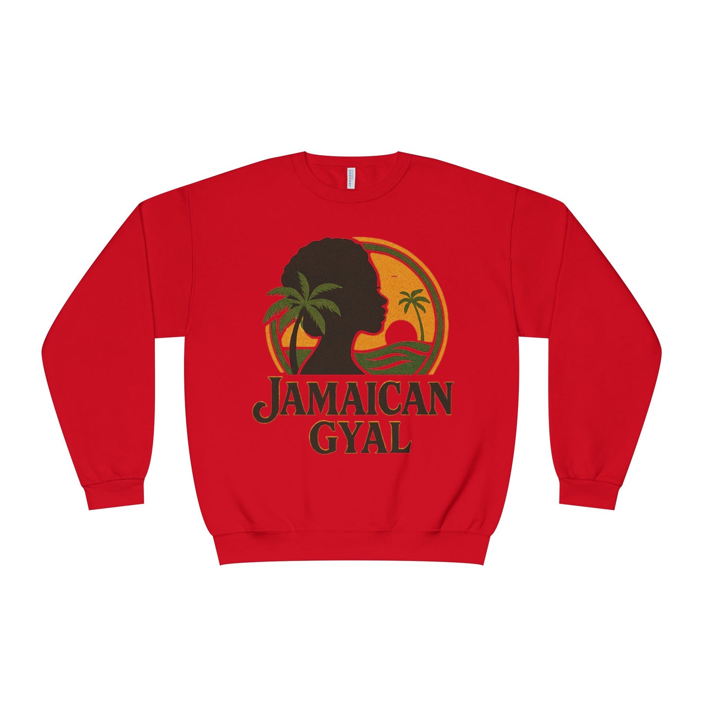 Jamaican Gyal Unisex Sweatshirt, Cozy Crewneck, Gift for Her, Summer Vibes, Casual Fashion Statement