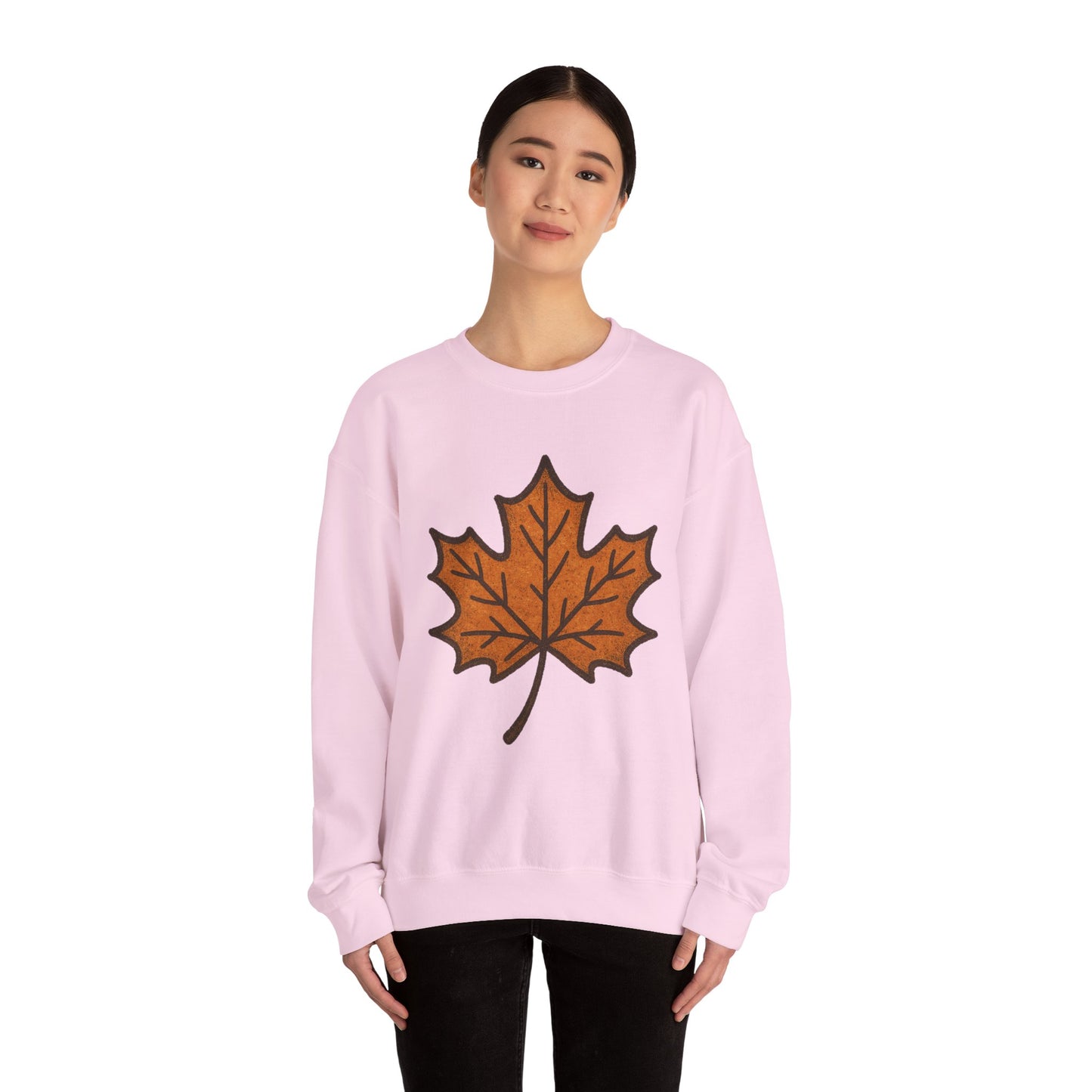 Autumn Leaf Sweatshirt | Unisex Cozy Crewneck | Fall Fashion, Thanksgiving Gift, Seasonal Style, Layering Essential