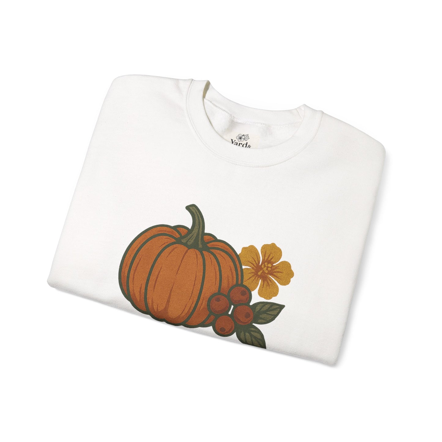 Pumpkin & Pimento Crewneck Sweatshirt, Cozy Fall Sweatshirt, Unisex Autumn Apparel, Thanksgiving Gift, Seasonal Fashion