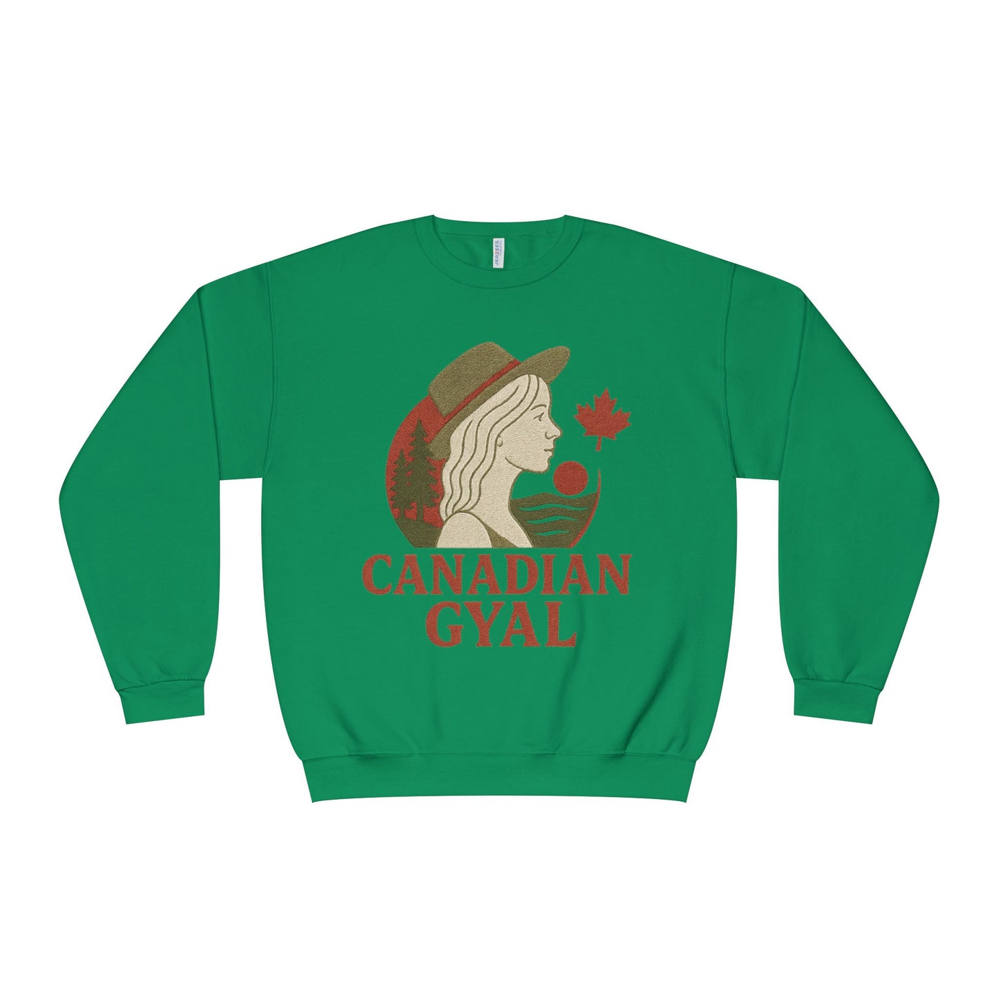 Canadian Gyal Sweatshirt, Cozy Crewneck for Fall, Perfect Gift for Canadians, Great for Thanksgiving, Casual Wear