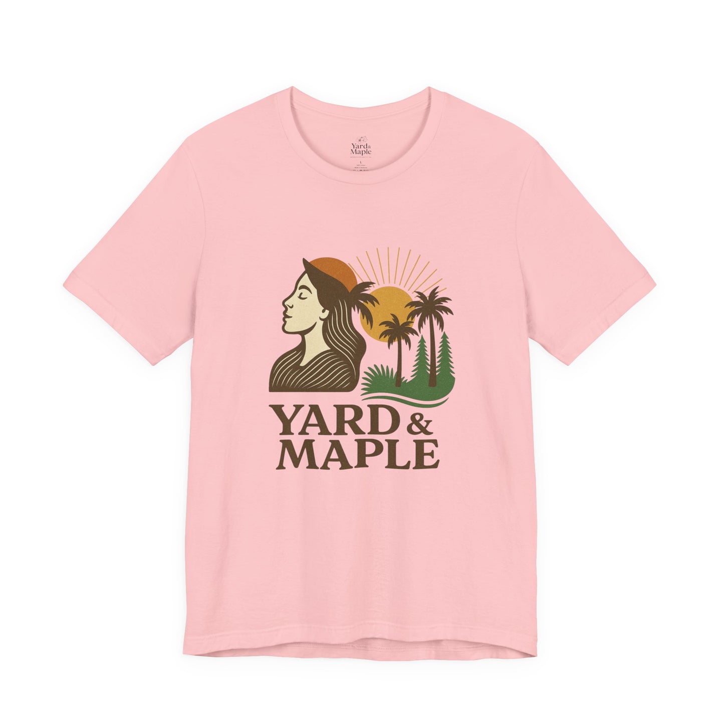 Yard & Maple Graphic Tee, Nature Inspired Unisex Shirt, Outdoor Lover Gift, Summer Vibes, Casual Wear, Vacation Essentials