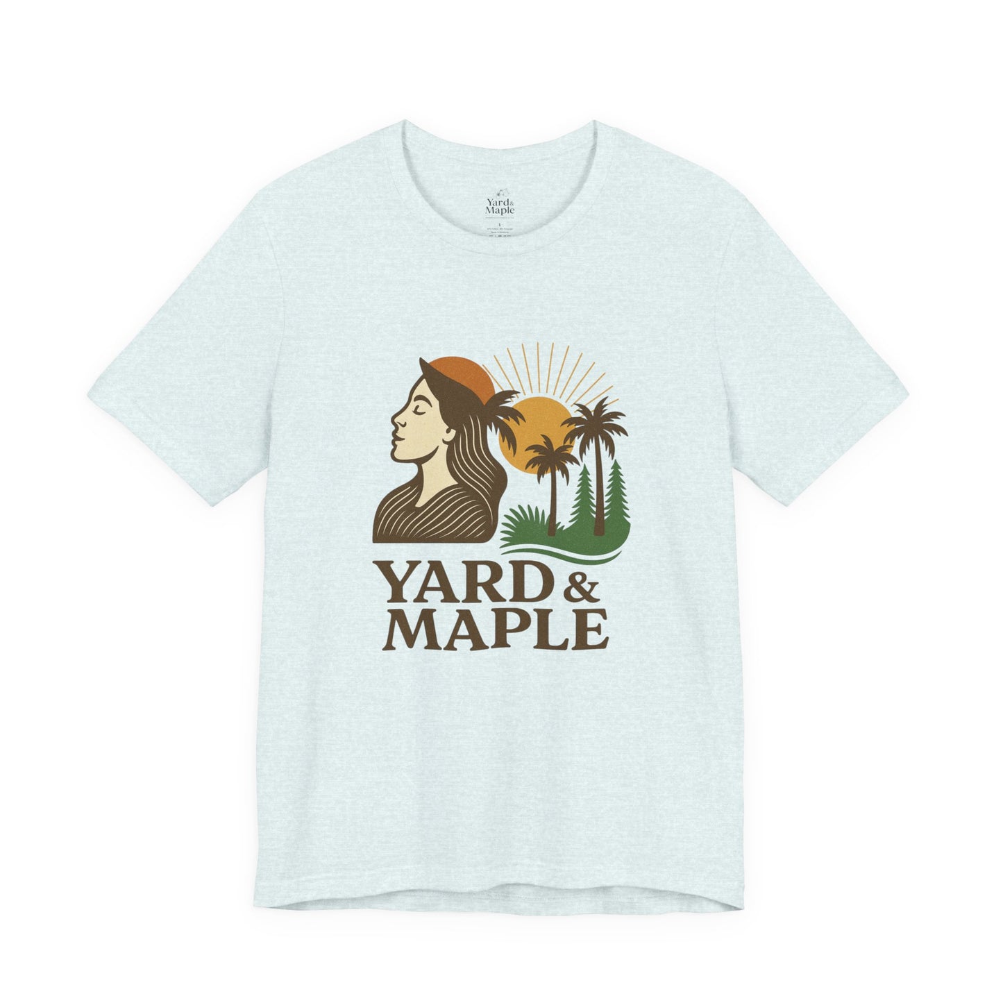 Yard & Maple Graphic Tee, Nature Inspired Unisex Shirt, Outdoor Lover Gift, Summer Vibes, Casual Wear, Vacation Essentials