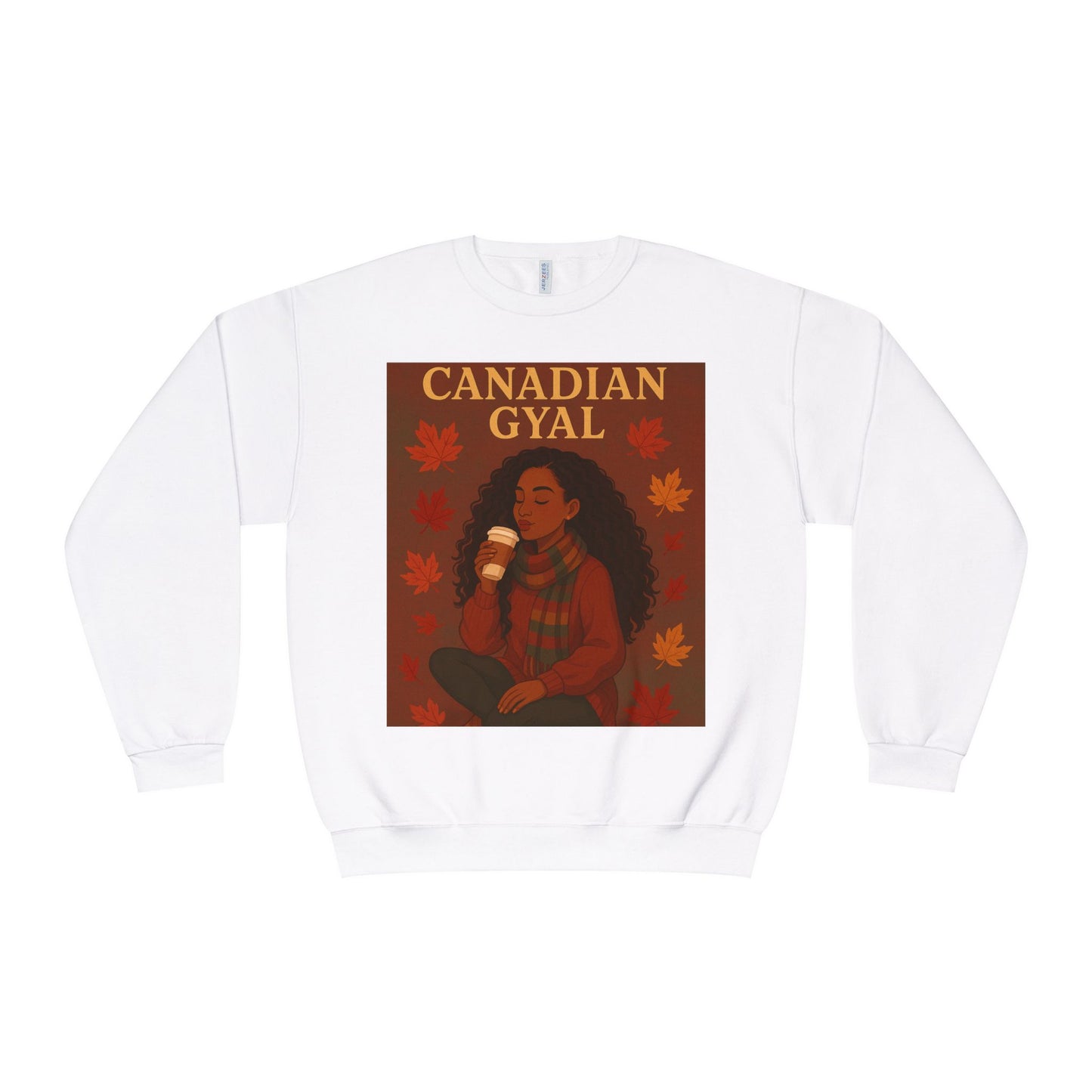 Canadian Gyal Sweatshirt, Cozy Fall Crewneck, Canada Pride Apparel, Autumn Casual Wear, Unisex Gift for Her