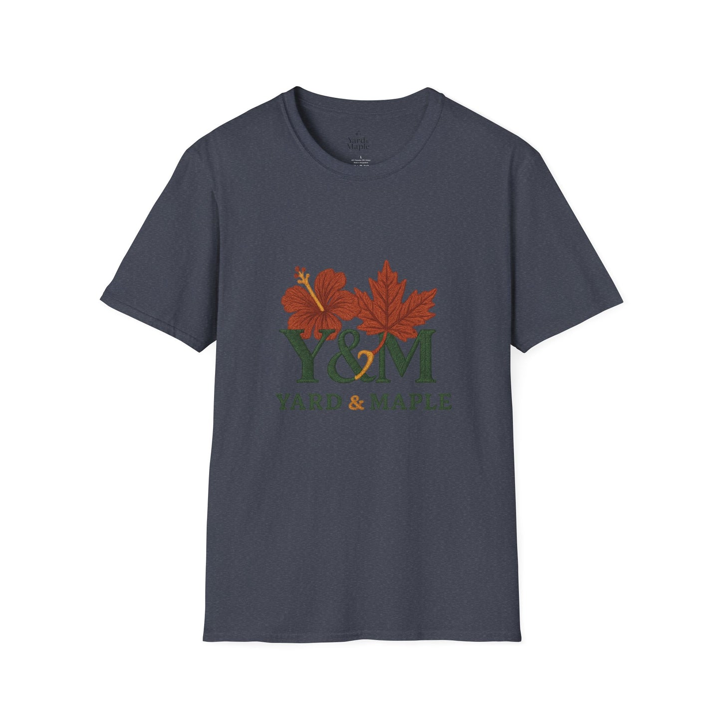 Yard & Maple Floral Unisex T-Shirt, Casual Tee, Nature Lover Gift, Spring Fashion, Graphic Shirt, Eco-Friendly Apparel