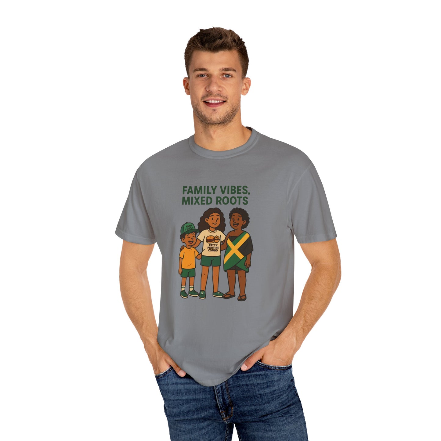 Family Vibes T-Shirt, Unisex Clothing, Mixed Roots Shirt, Family Reunion Outfit, Cultural Celebration Apparel, Summer Casual Wear