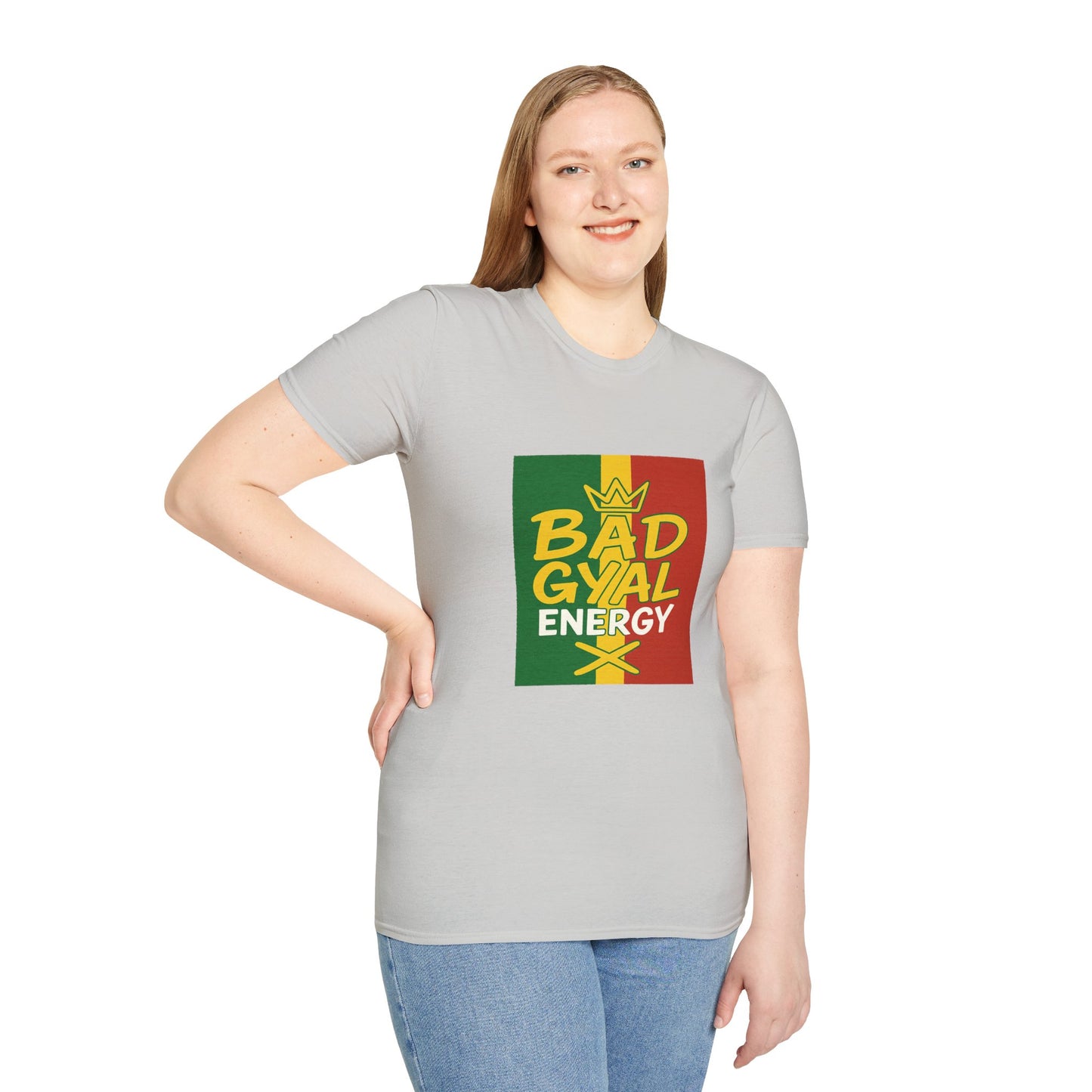 Rasta Vibes T-Shirt | Bad Gyal Energy | Unisex Graphic Tee, Casual Wear, Festival Apparel, Gift for Him/Her, Summer Style