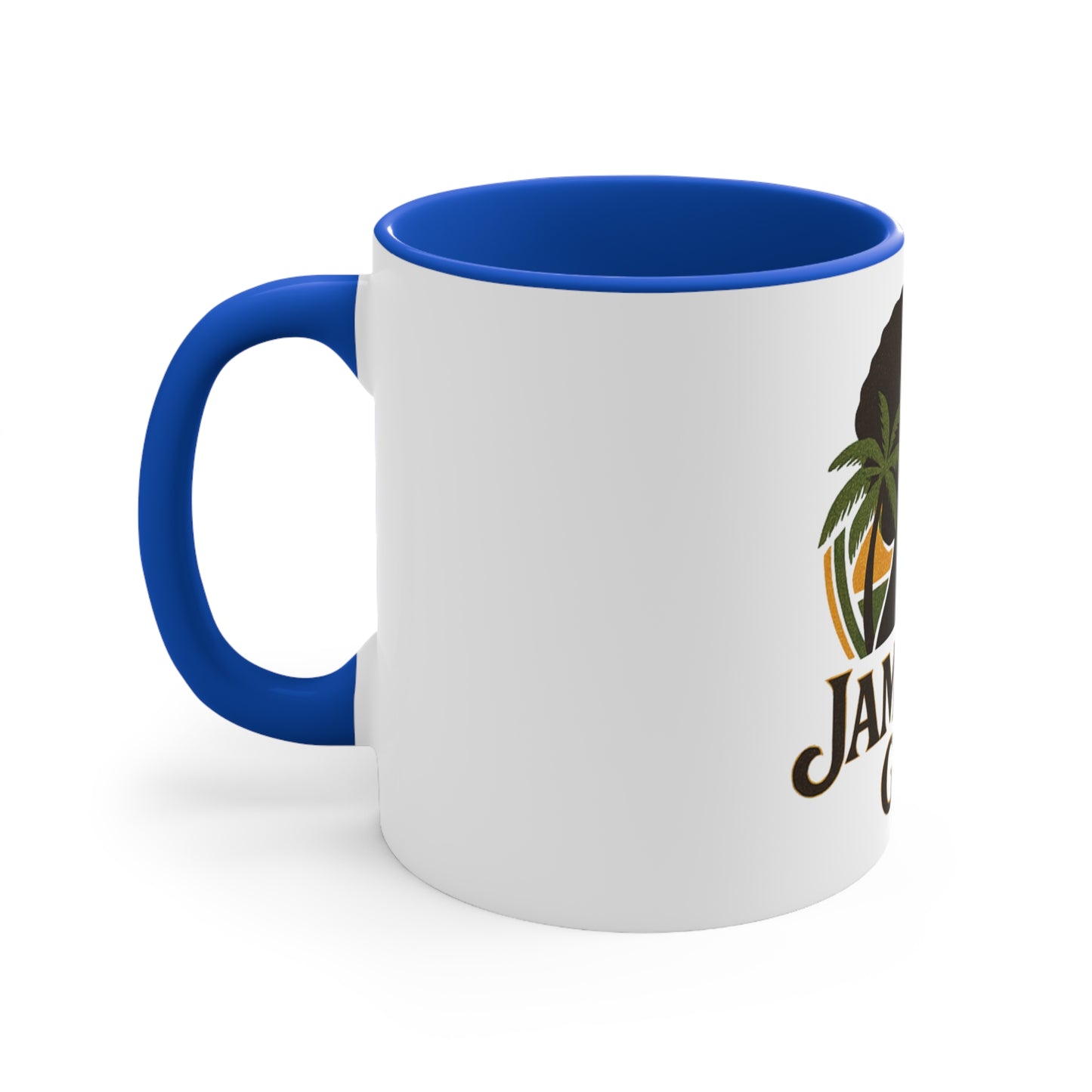 Colorful Jamaican Accent Mug, 11oz Coffee Cup, Unique Gift, Office Decor, Fun Tea Mug, Vibrant Caribbean Style