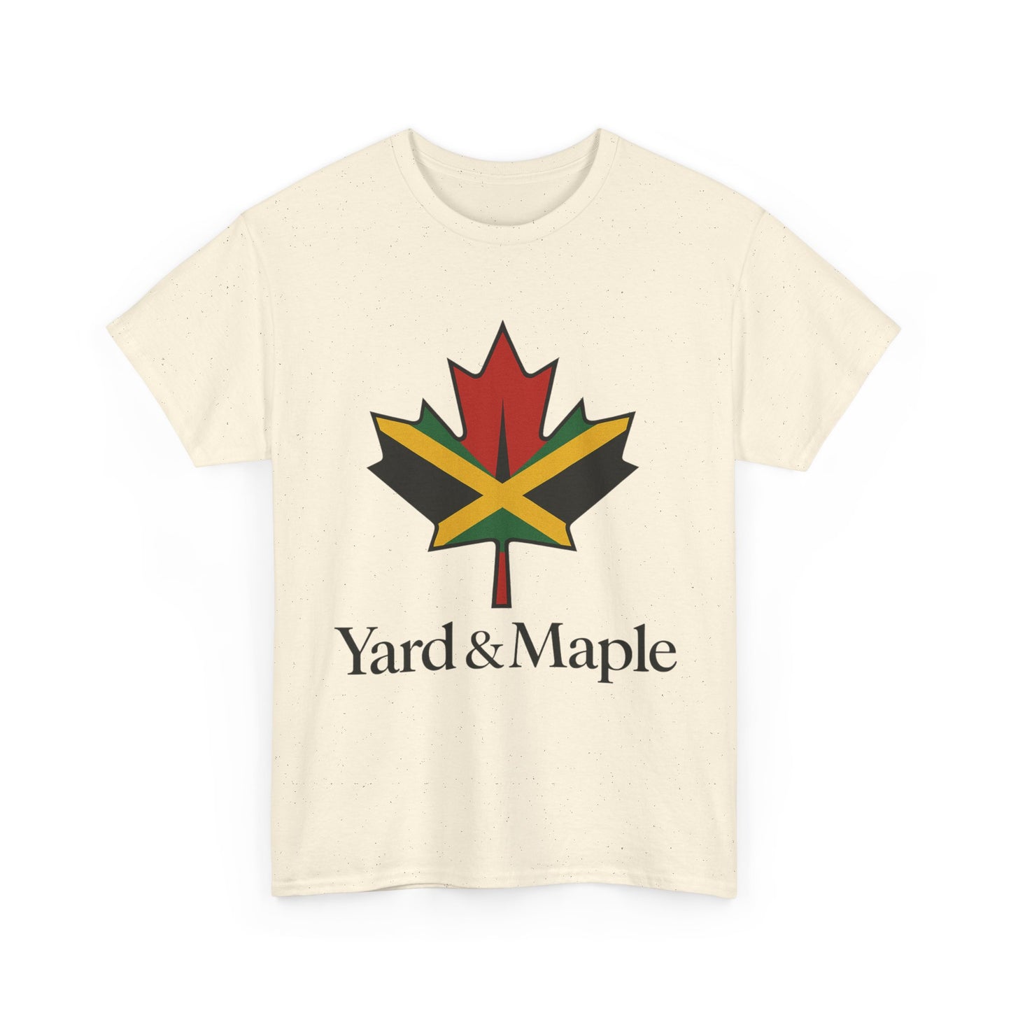 Yard & Maple Unisex Heavy Cotton Tee | Jamaican Pride, Canada Love, Streetwear, Gift for Him/Her, Summer Vibes