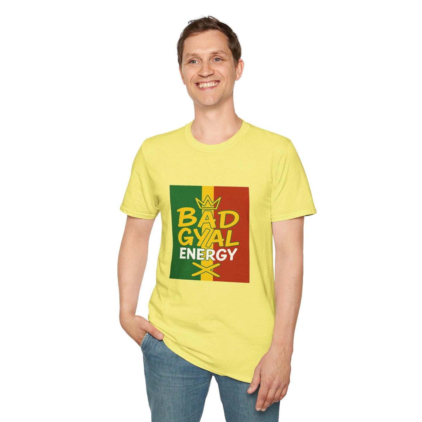 Rasta Vibes T-Shirt | Bad Gyal Energy | Unisex Graphic Tee, Casual Wear, Festival Apparel, Gift for Him/Her, Summer Style