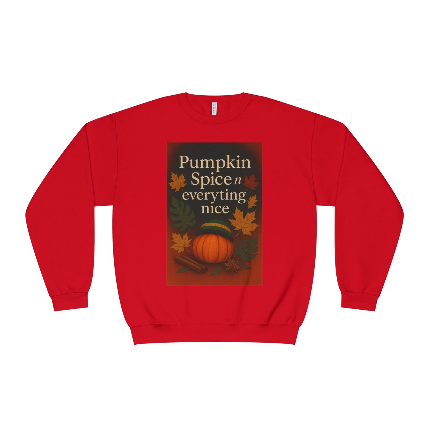 Cozy Fall Sweatshirt | Pumpkin Spice & Everything Nice | Perfect for Autumn Gatherings, Thanksgiving, and Casual Wear