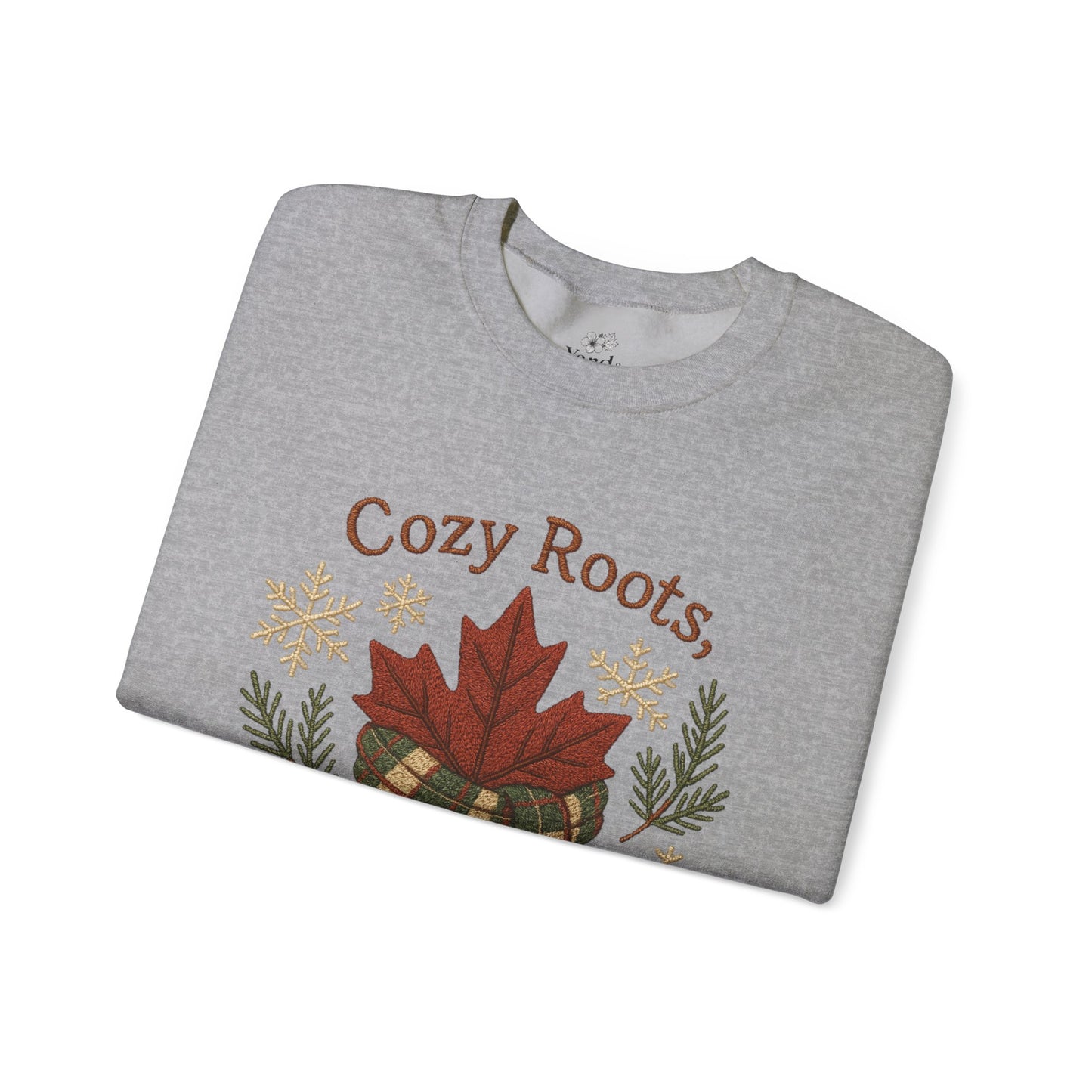 Cozy Roots Crewneck Sweatshirt: Warm Hearts Gift, Fall Fashion, Winter Apparel, Unisex Sweatshirt, Holiday Sweater