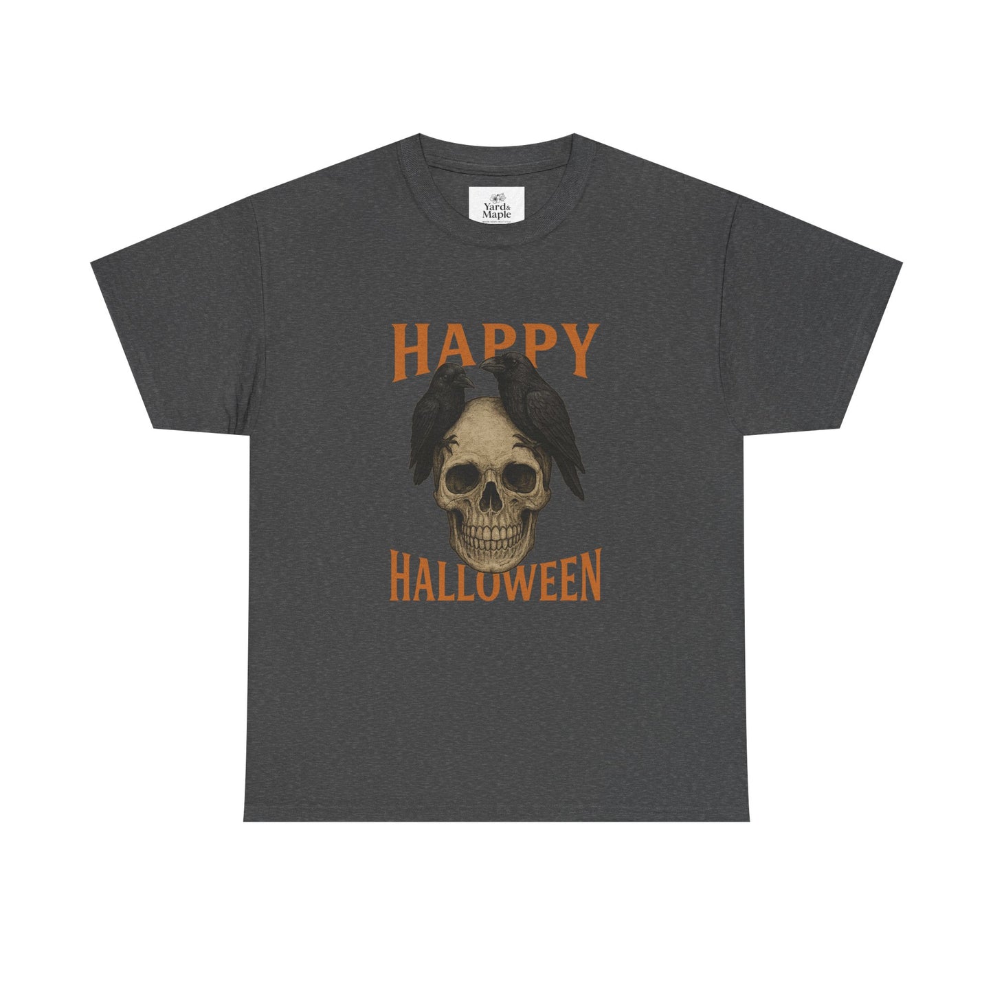 Halloween Skull Unisex Cotton Tee, Spooky T-Shirt, October Fashion, Costume Party Wear, Fall Celebration Shirt