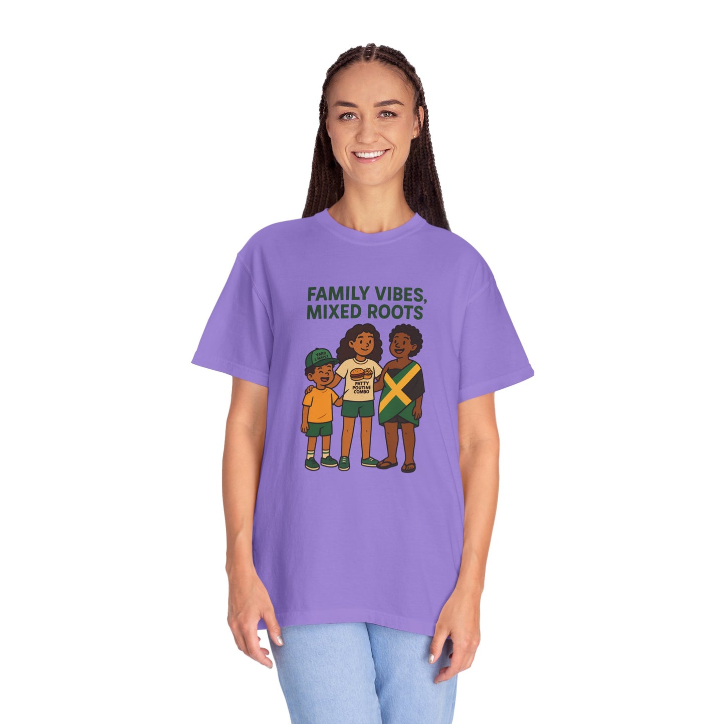Family Vibes T-Shirt, Unisex Clothing, Mixed Roots Shirt, Family Reunion Outfit, Cultural Celebration Apparel, Summer Casual Wear