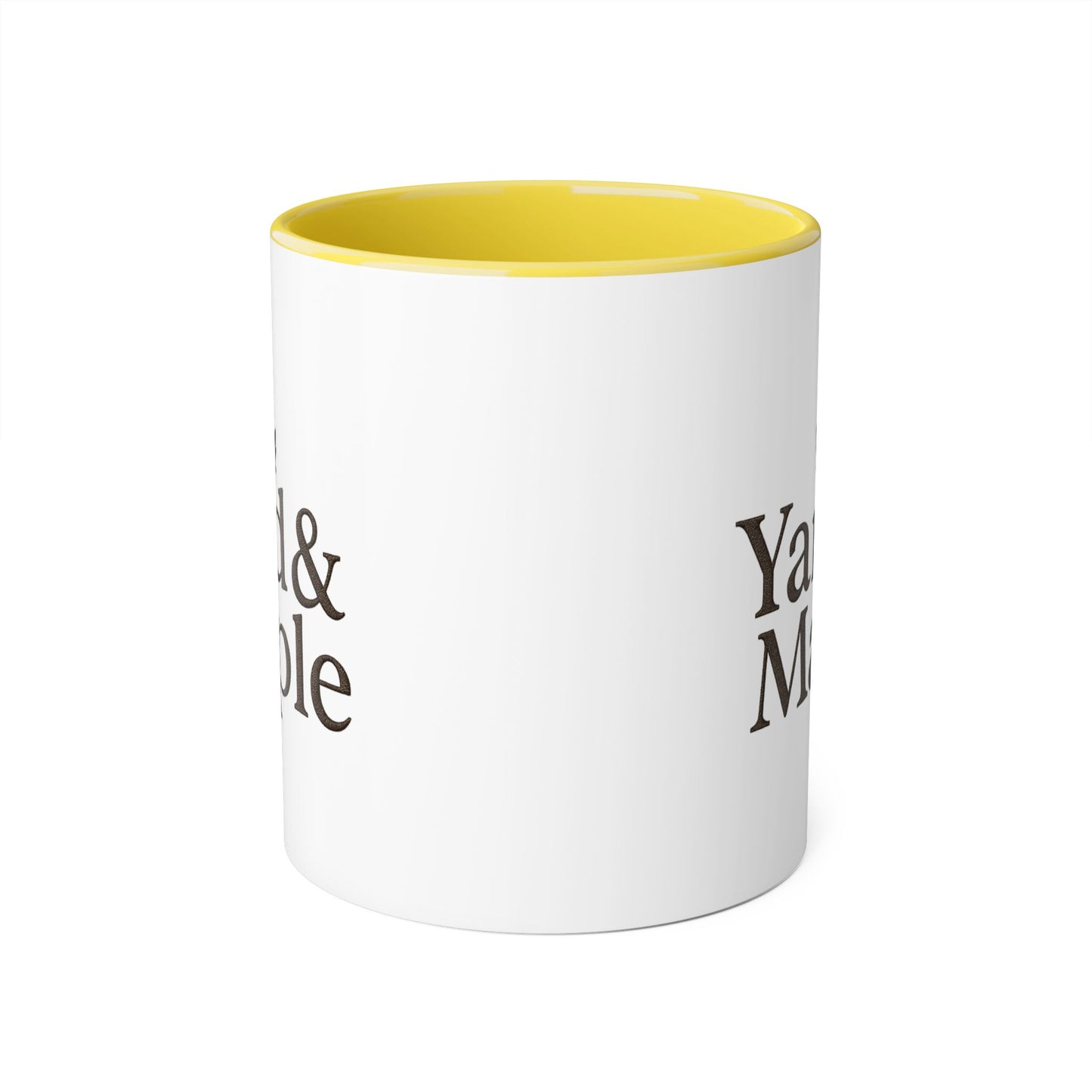 Yard & Maple Accent Mug - Cozy Coffee Cup, Perfect for Home/Office, Great Gift for Coffee Lovers, Autumn Decor, Unique Beverage Mug