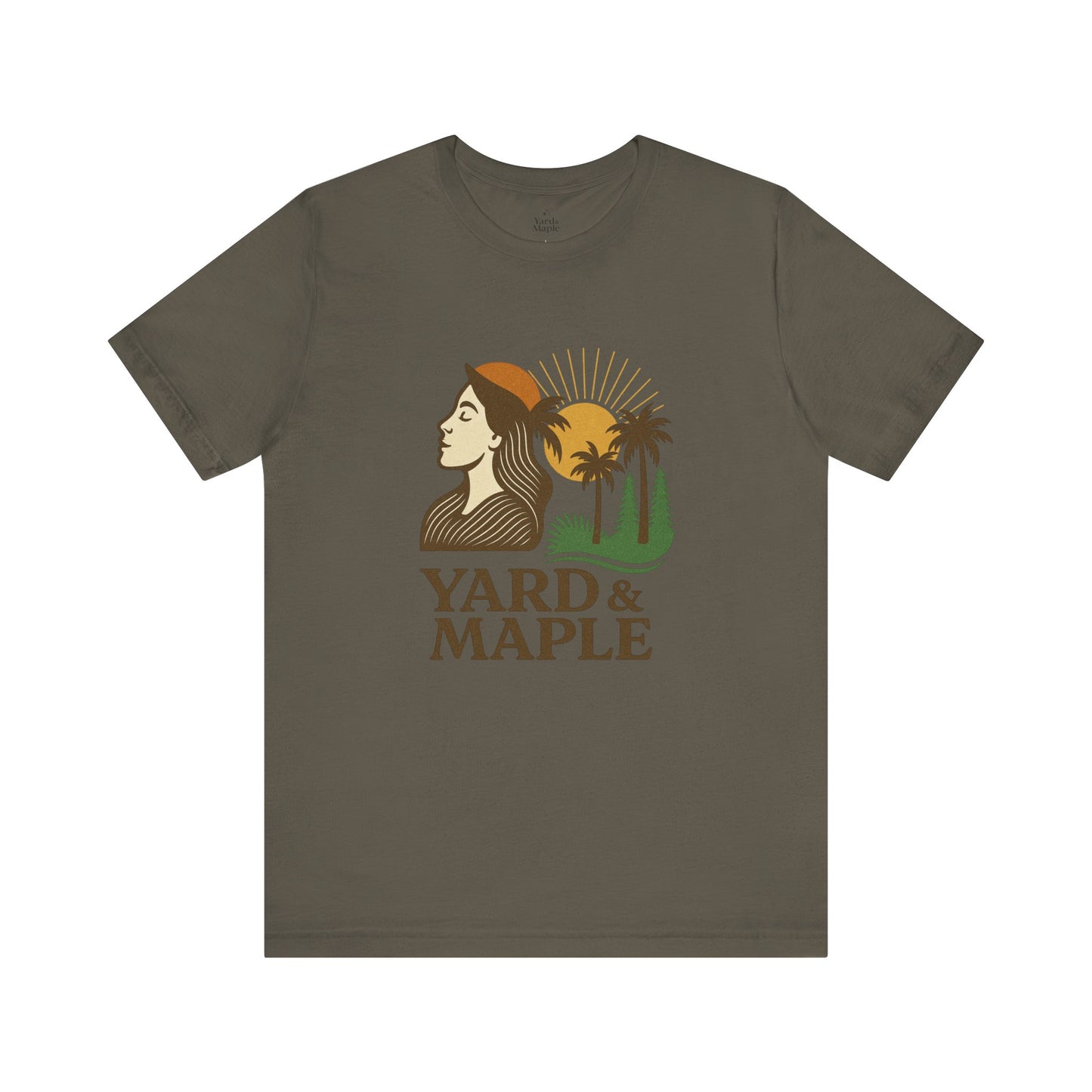 Yard & Maple Graphic Tee, Nature Inspired Unisex Shirt, Outdoor Lover Gift, Summer Vibes, Casual Wear, Vacation Essentials