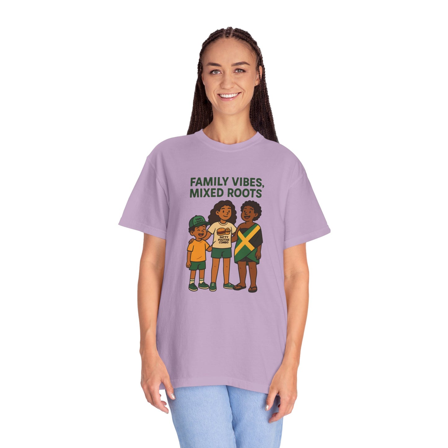 Family Vibes T-Shirt, Unisex Clothing, Mixed Roots Shirt, Family Reunion Outfit, Cultural Celebration Apparel, Summer Casual Wear