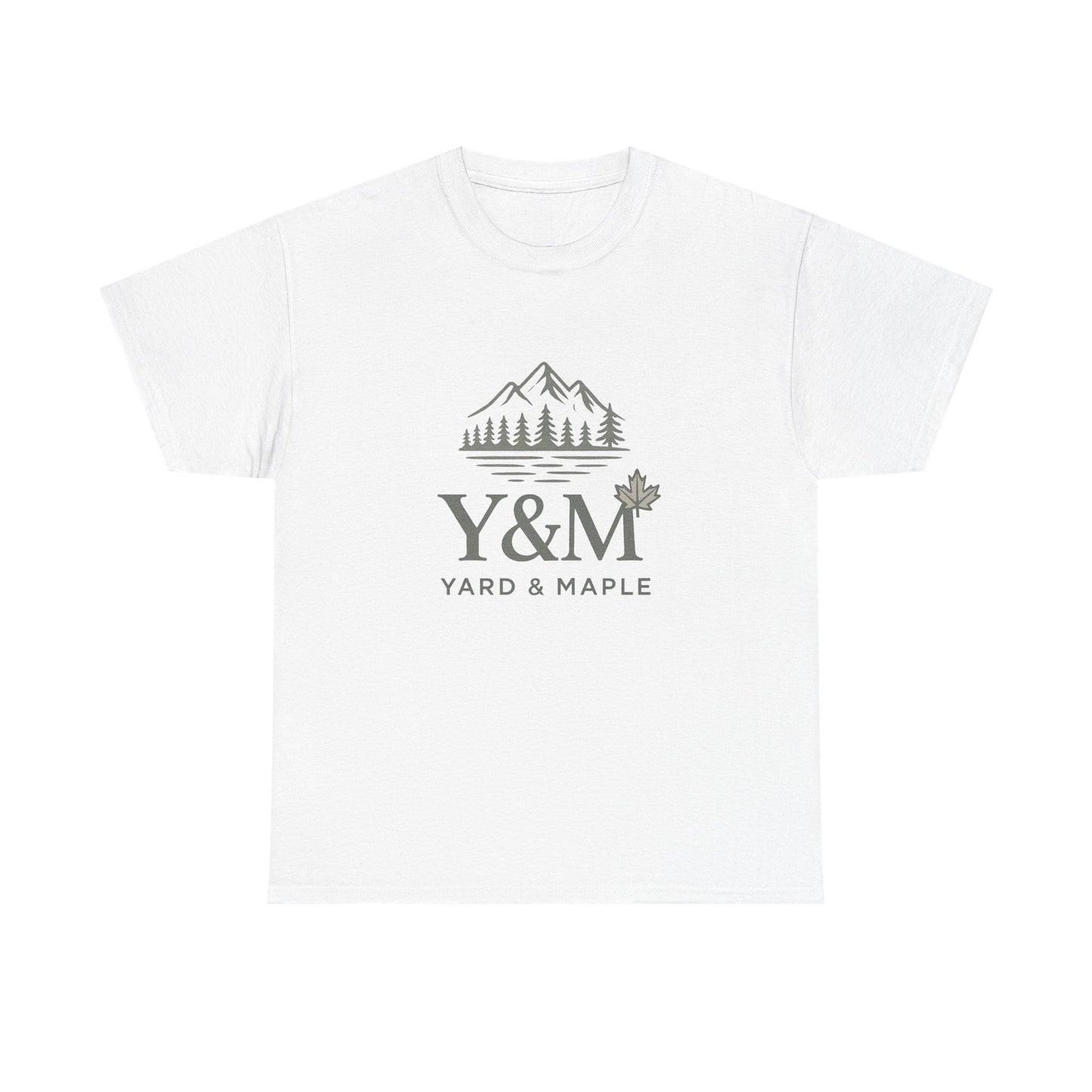 Nature-Inspired Unisex Heavy Cotton Tee, Casual Graphic T-Shirt, Outdoor Adventure Top, Gift for Nature Lovers, Hiking Apparel, Y&M Design