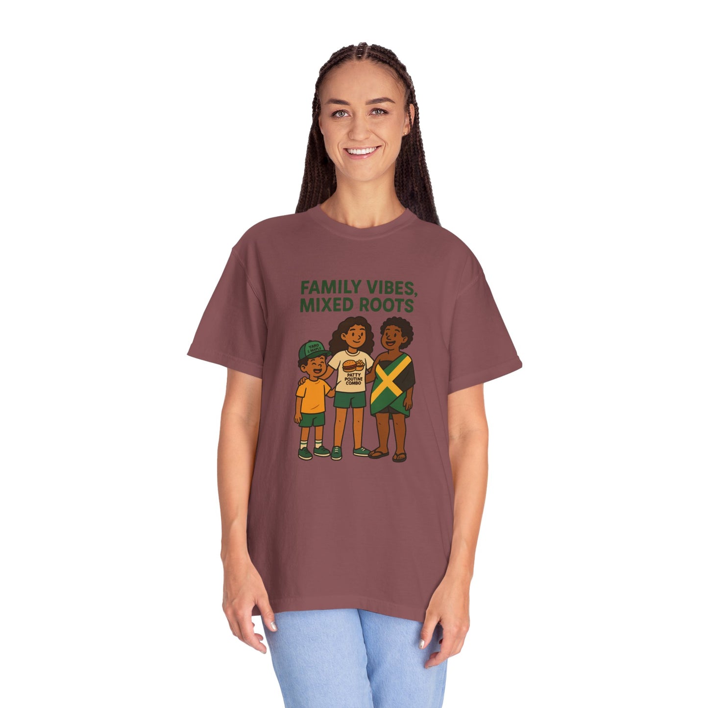 Family Vibes T-Shirt, Unisex Clothing, Mixed Roots Shirt, Family Reunion Outfit, Cultural Celebration Apparel, Summer Casual Wear