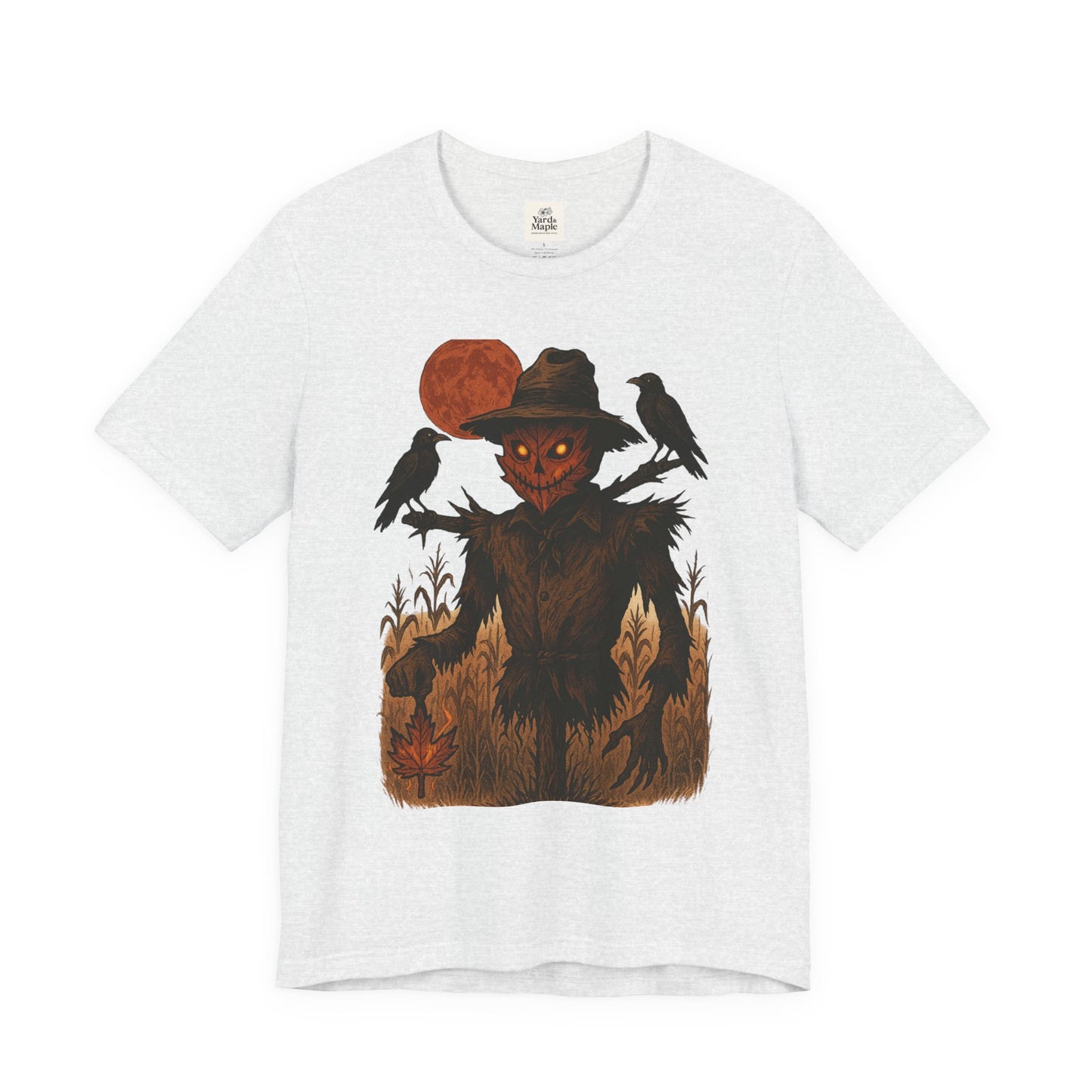 Spooky Scarecrow Graphic Tee | Unisex Halloween Shirt, Fall Fashion, Halloween Costume Tee, Scary Tee, Gift for Horror Lovers