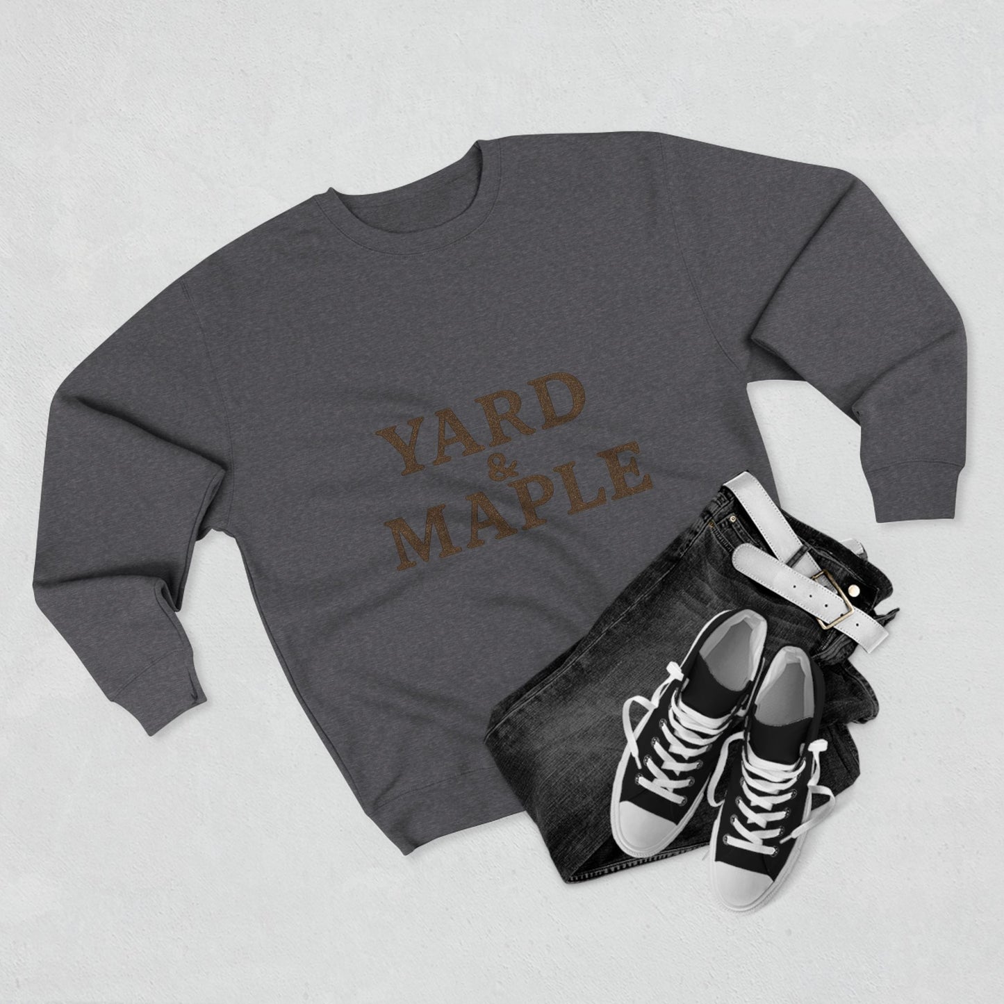 Cozy Yard & Maple Sweatshirt | Unisex Crewneck Style, Perfect for Fall, Thanksgiving, Casual Wear, Gift Idea
